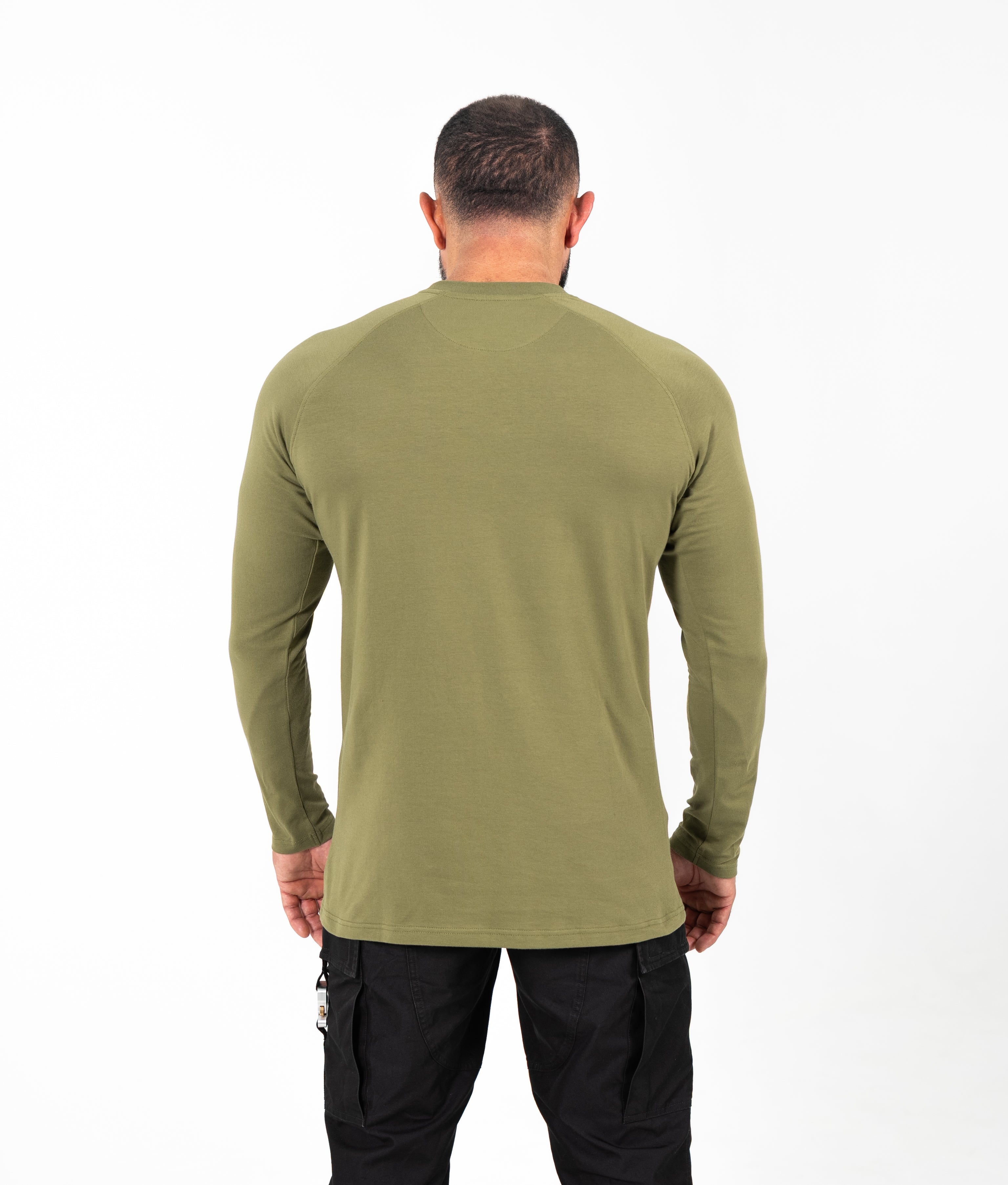 LONGSLEEVE-SHIRT CORE FORM KHAKI