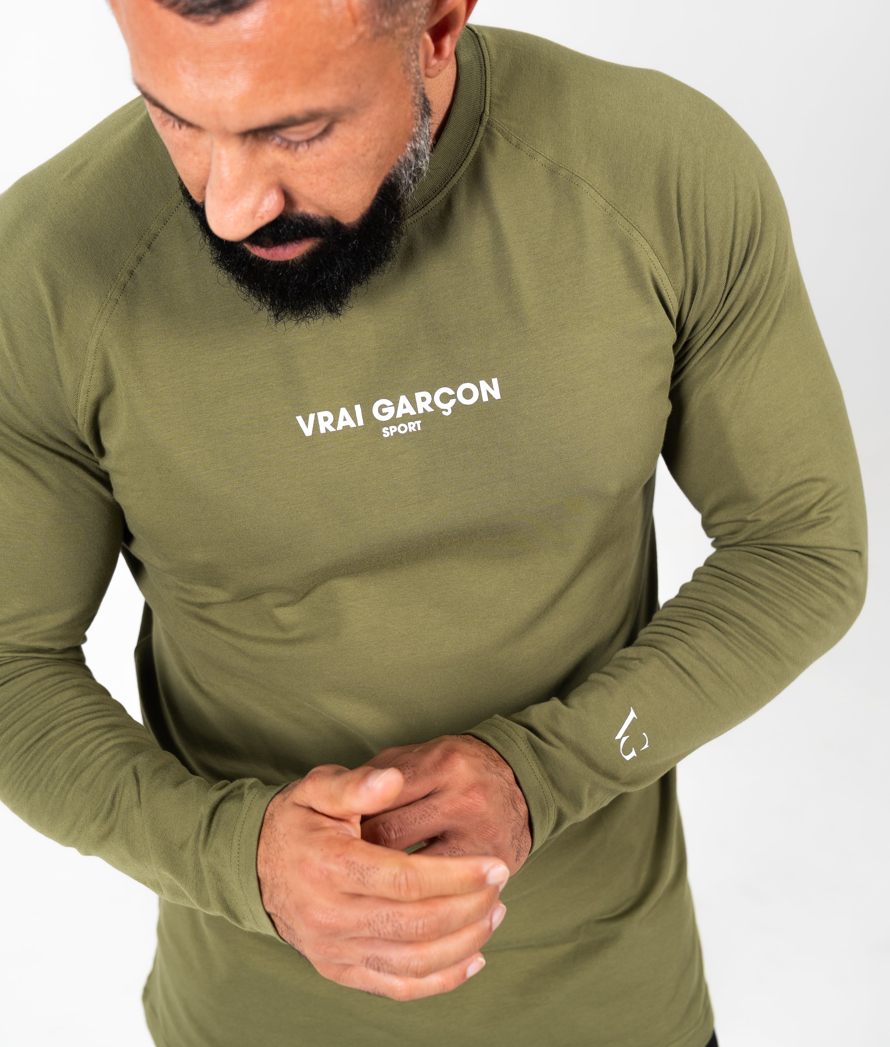 LONGSLEEVE-SHIRT CORE FORM KHAKI