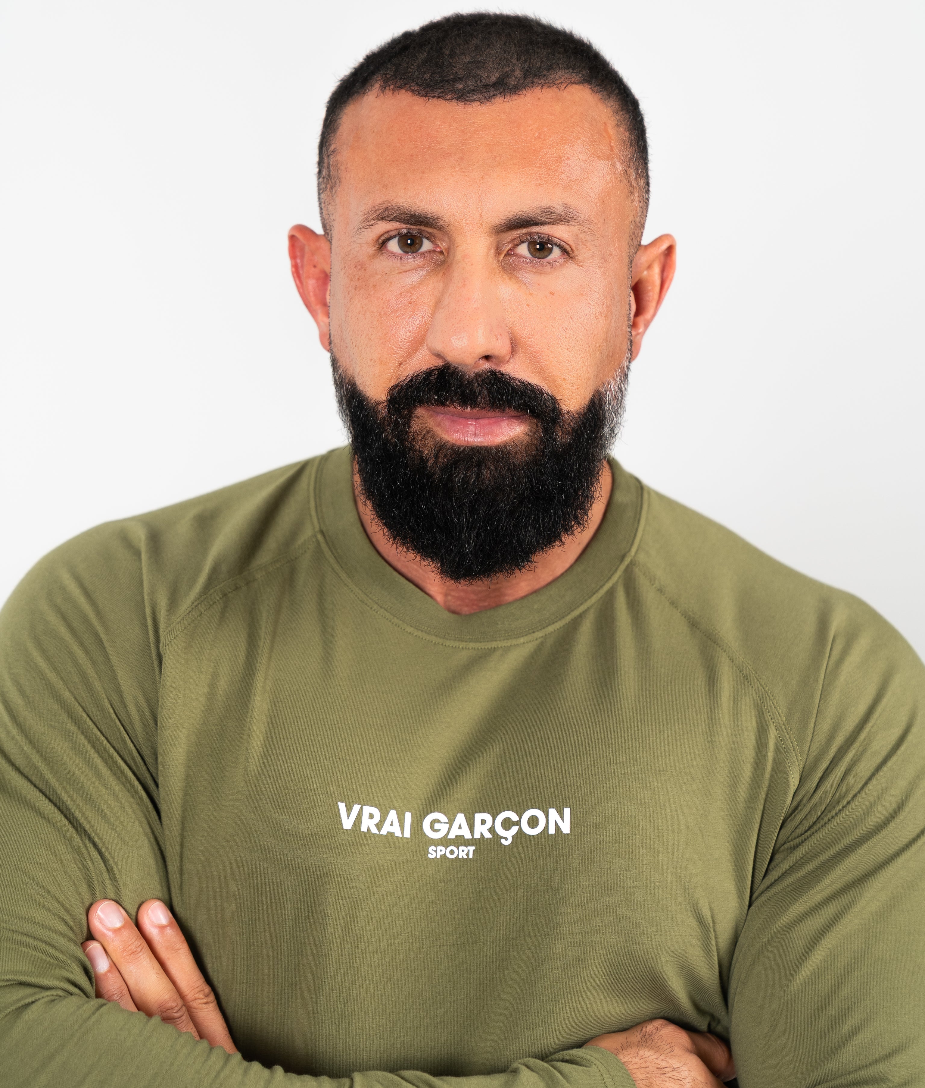 LONGSLEEVE-SHIRT CORE FORM KHAKI