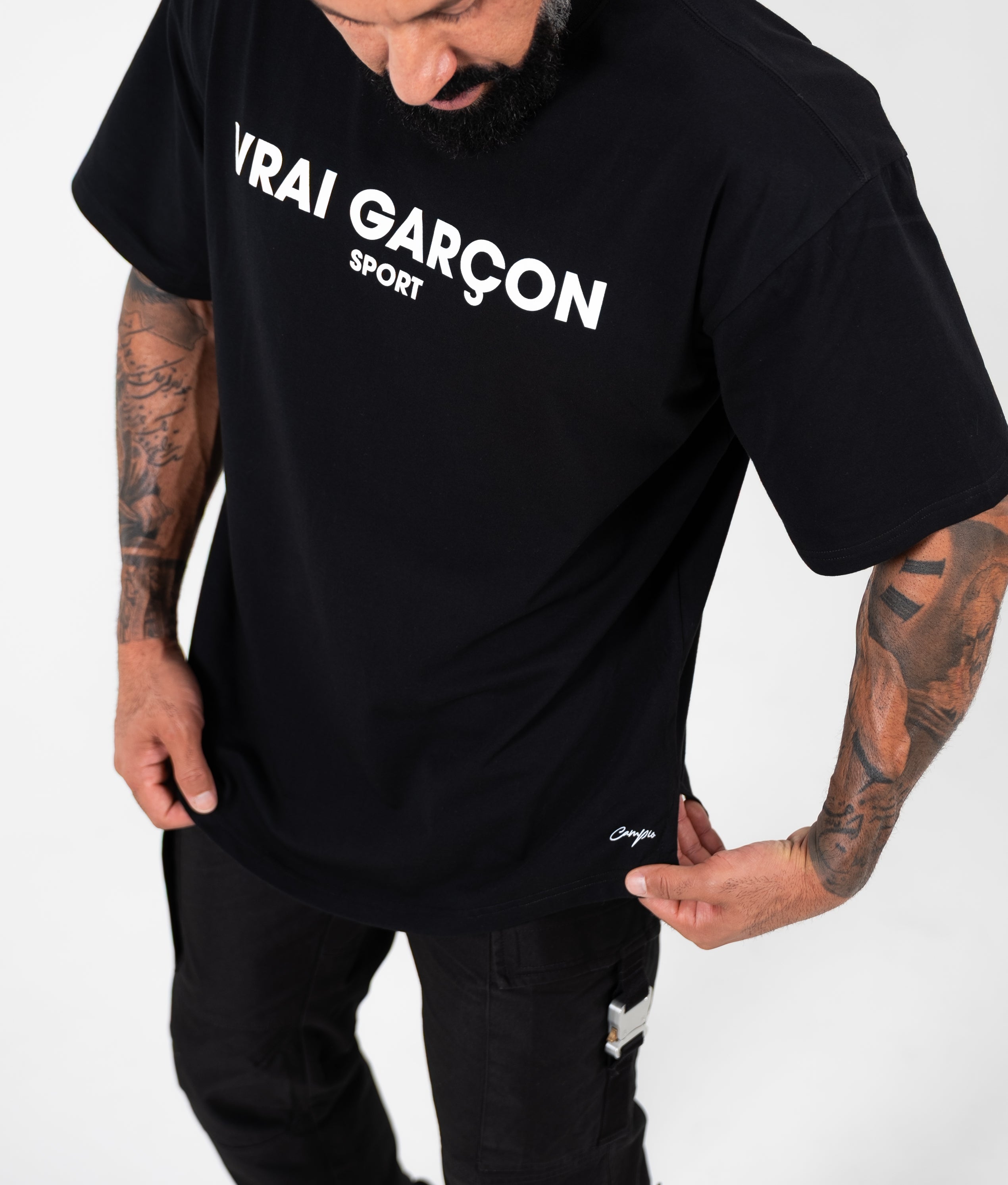 T-SHIRT CAMPIO BLACK
