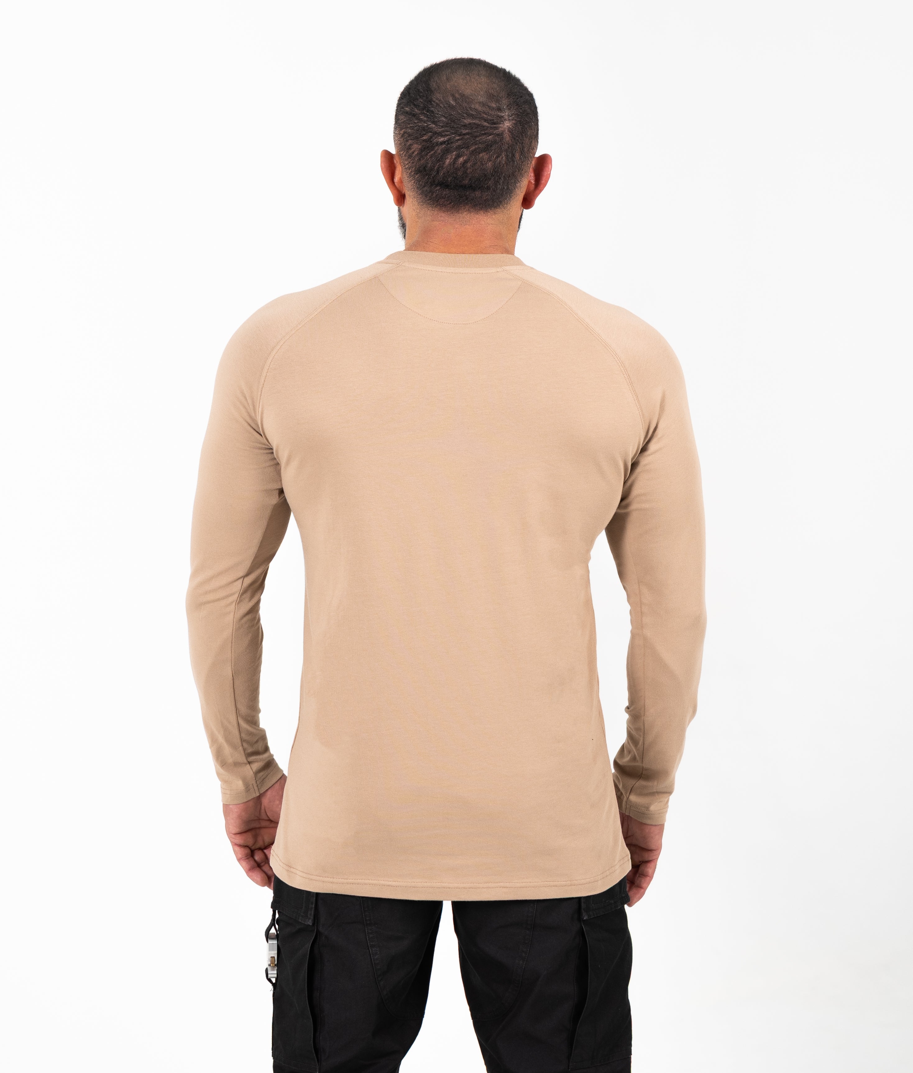 LONGSLEEVE-SHIRT CORE FORM BEIGE