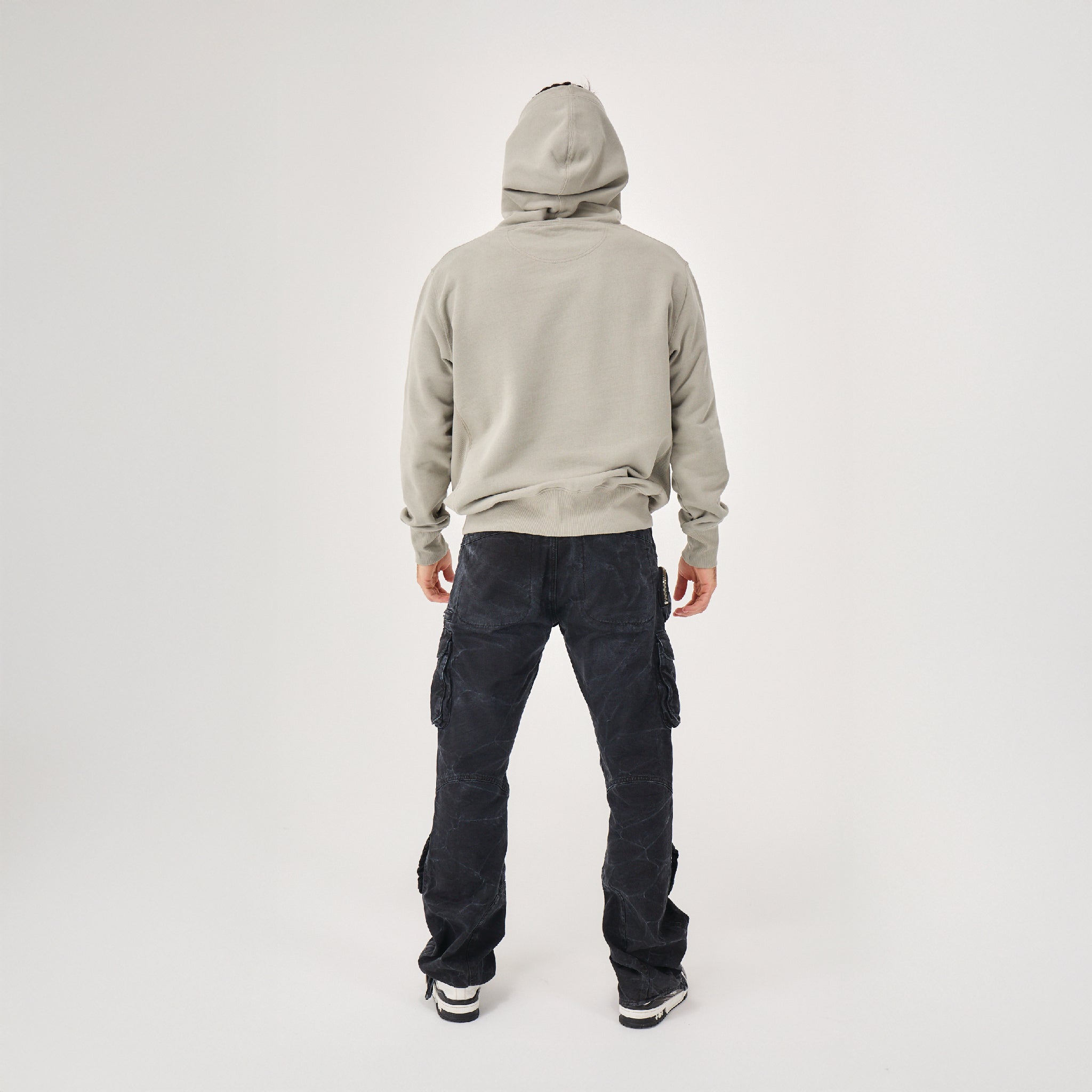 HOODIE FIDELIS GREY - VRAIGARCON PARIS