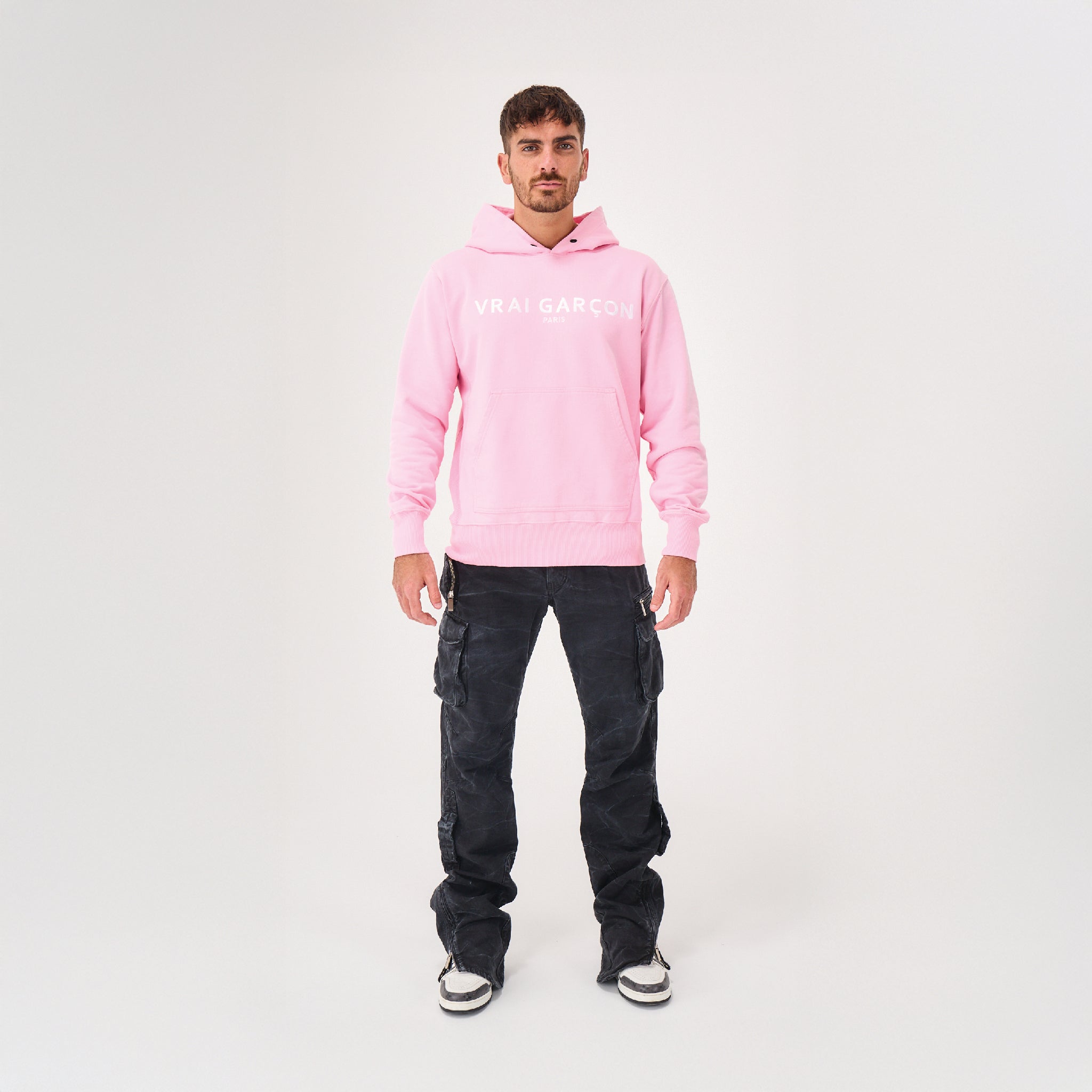 HOODIE FIDELIS PINK - VRAIGARCON PARIS