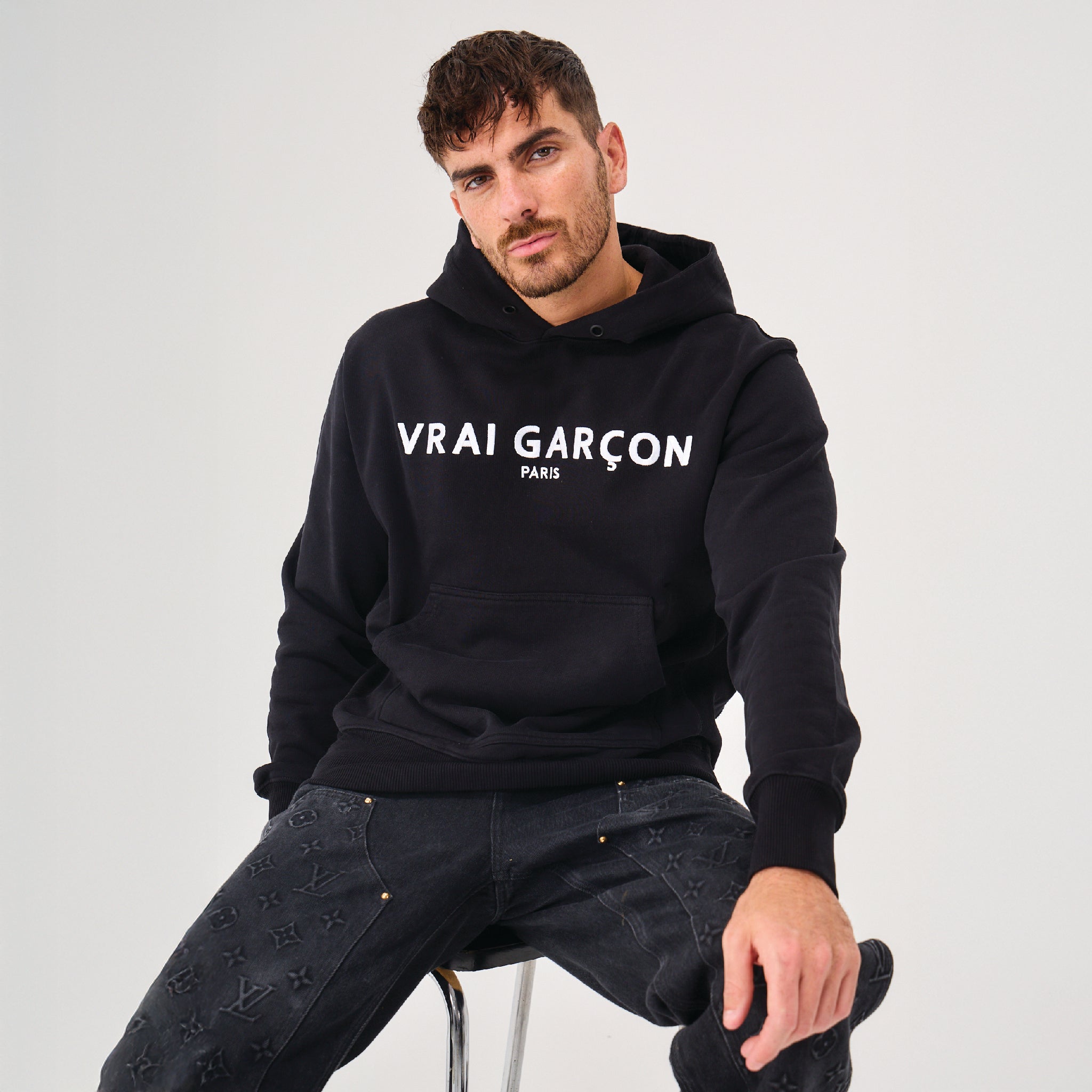 HOODIE VERUM BLACK - VRAIGARCON PARIS