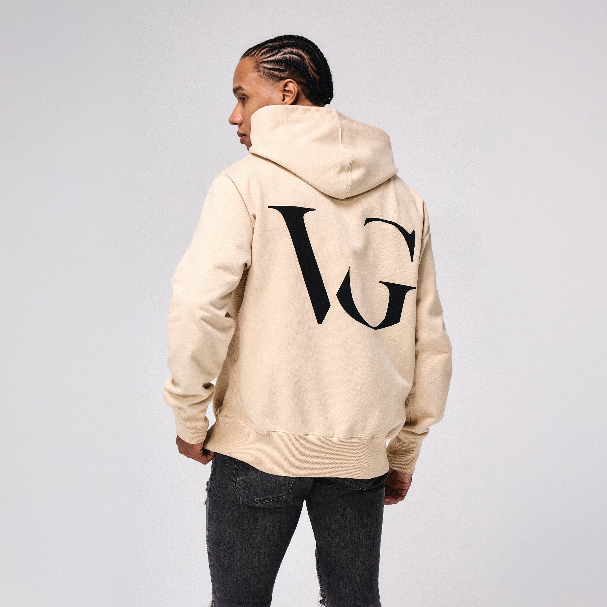 HOODIE VOTUM BEIGE - VRAIGARCON PARIS