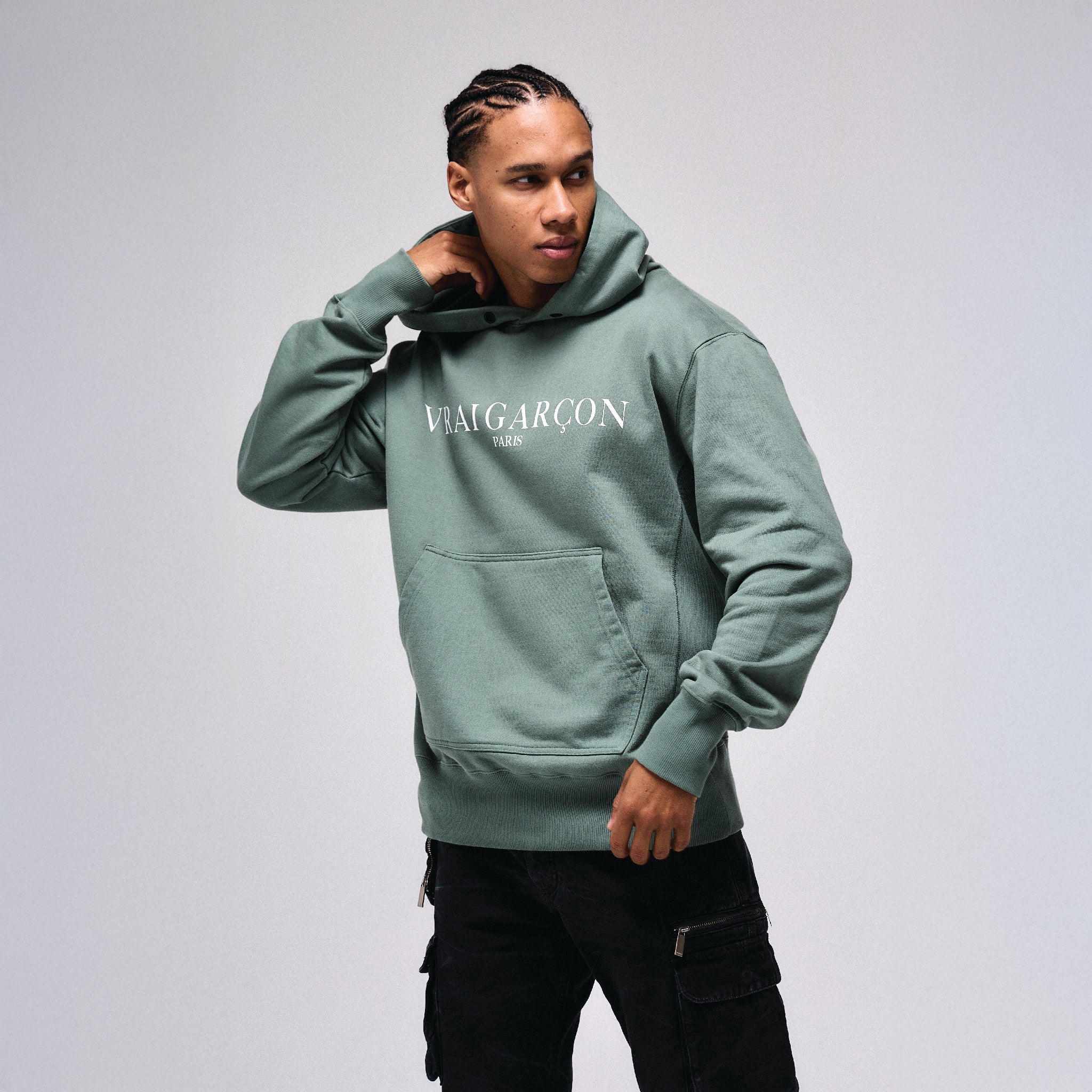 HOODIE VOTUM GREEN - VRAIGARCON PARIS