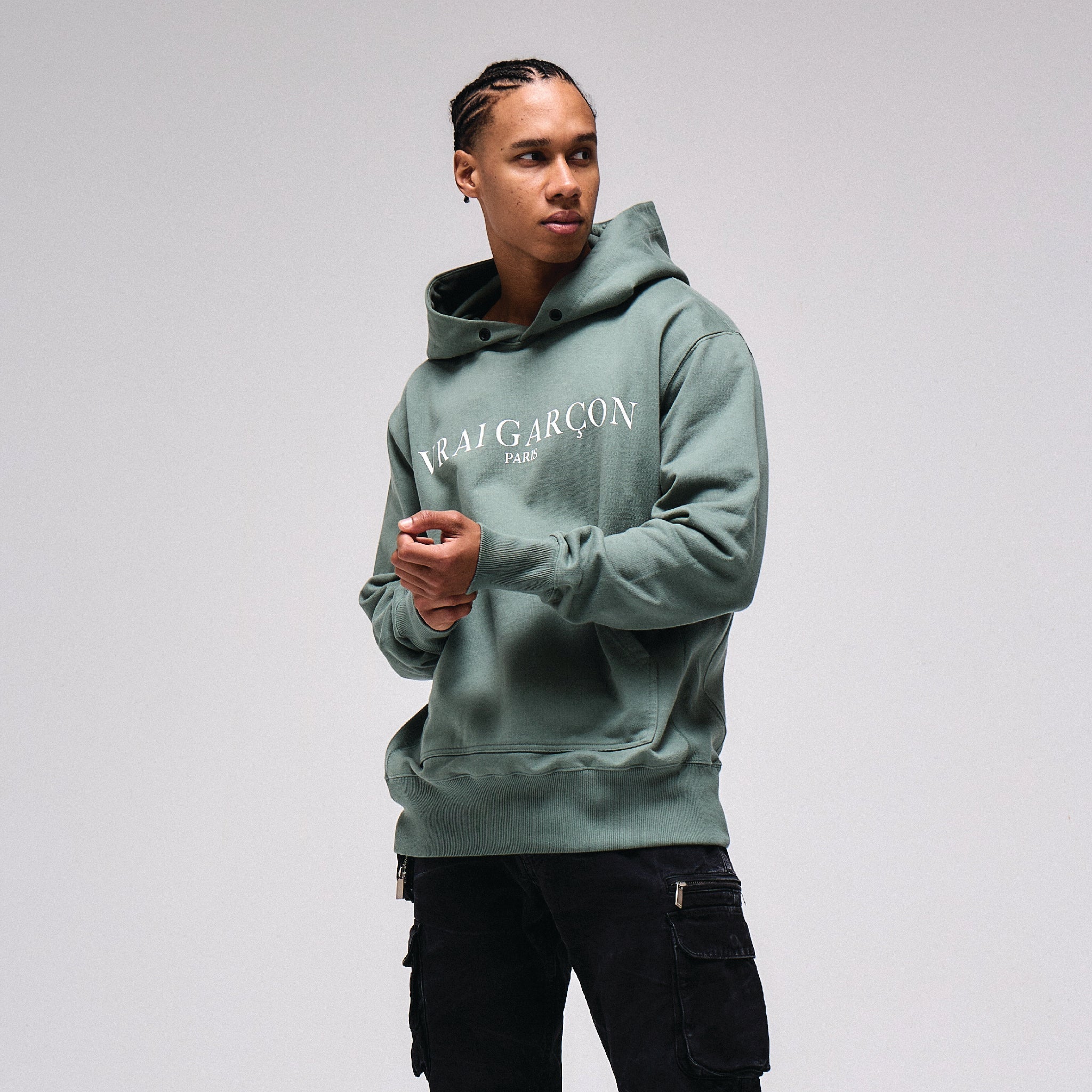 HOODIE VOTUM GREEN - VRAIGARCON PARIS