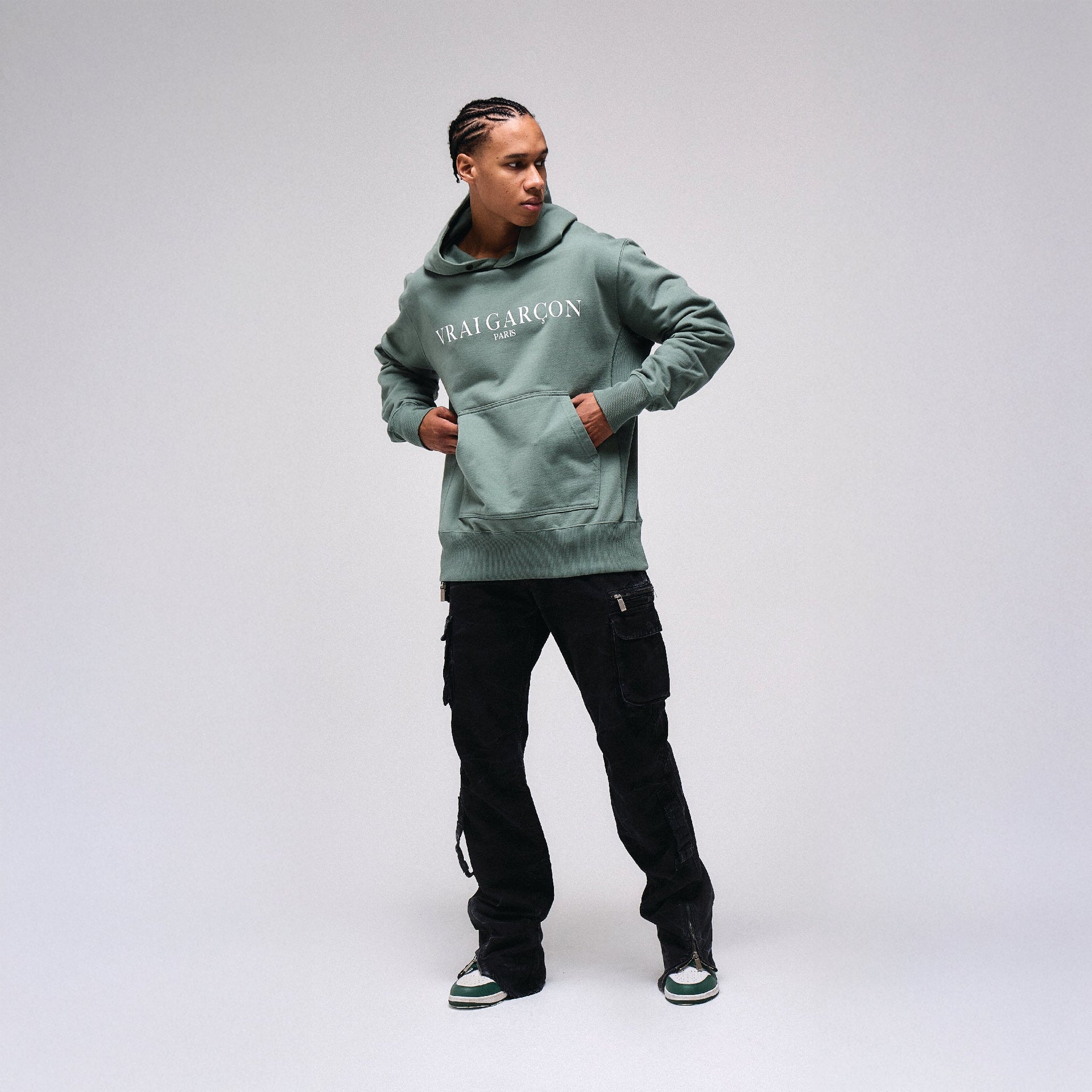 HOODIE VOTUM GREEN - VRAIGARCON PARIS