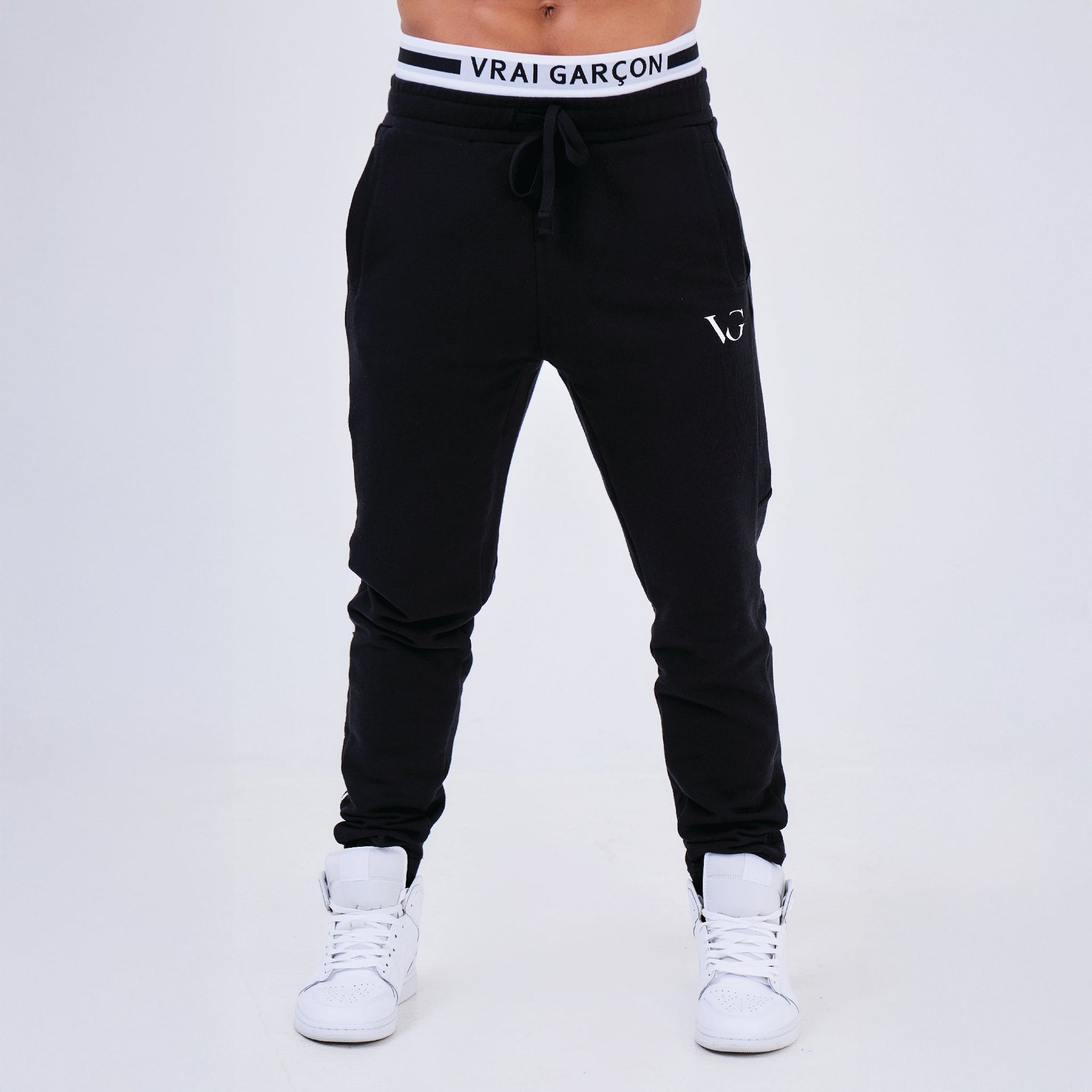 JOGGER OLYMPIA BLACK - VRAIGARCON PARIS