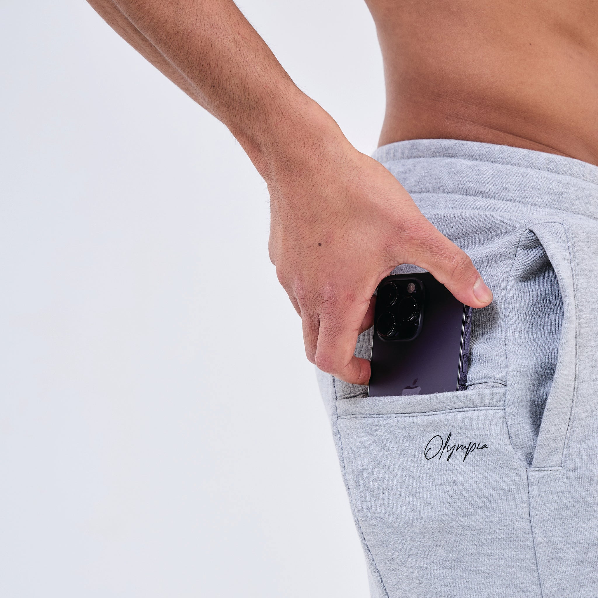 JOGGER OLYMPIA GREY - VRAIGARCON PARIS