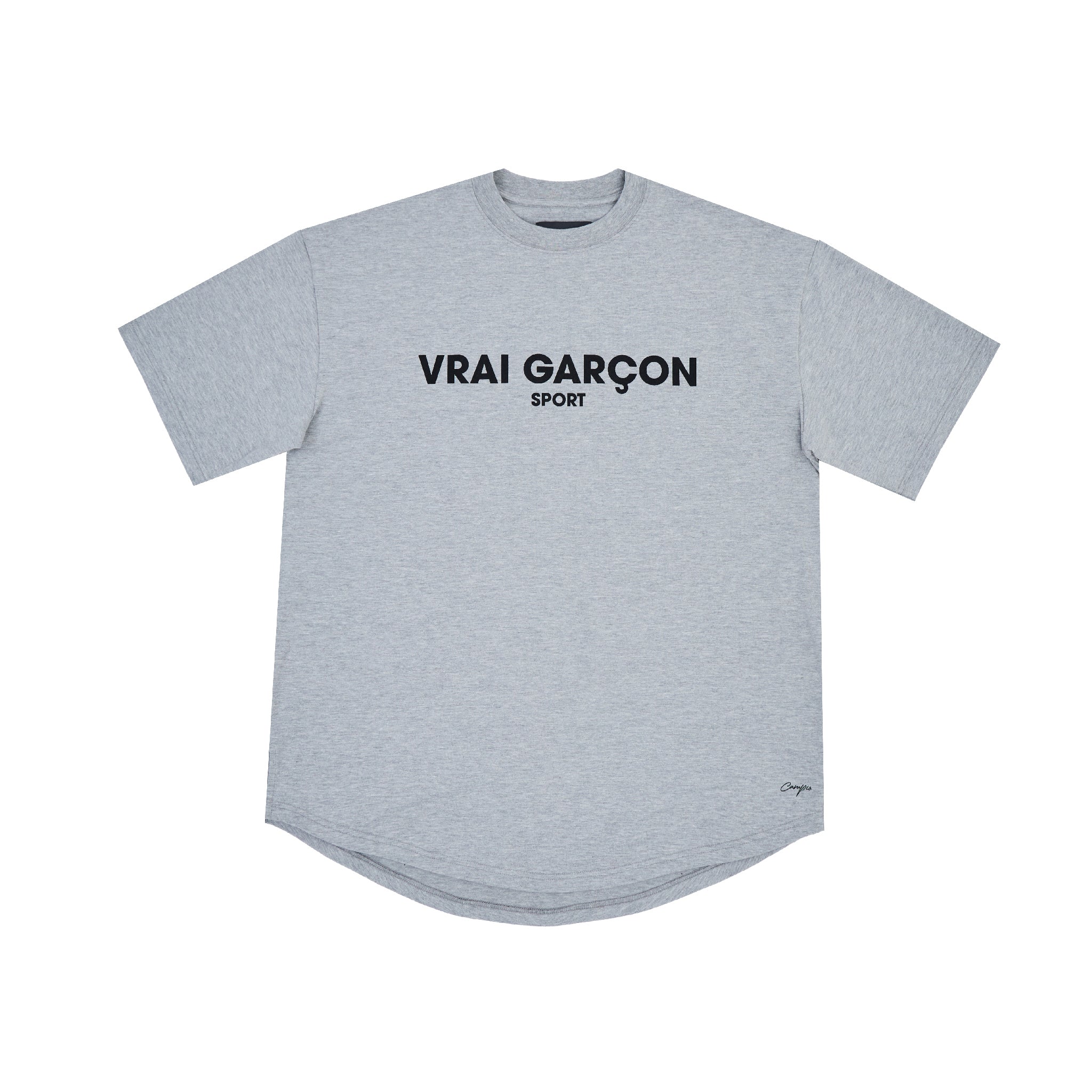 T - SHIRT CAMPIO GRIS - VRAI GARÇON PARIS