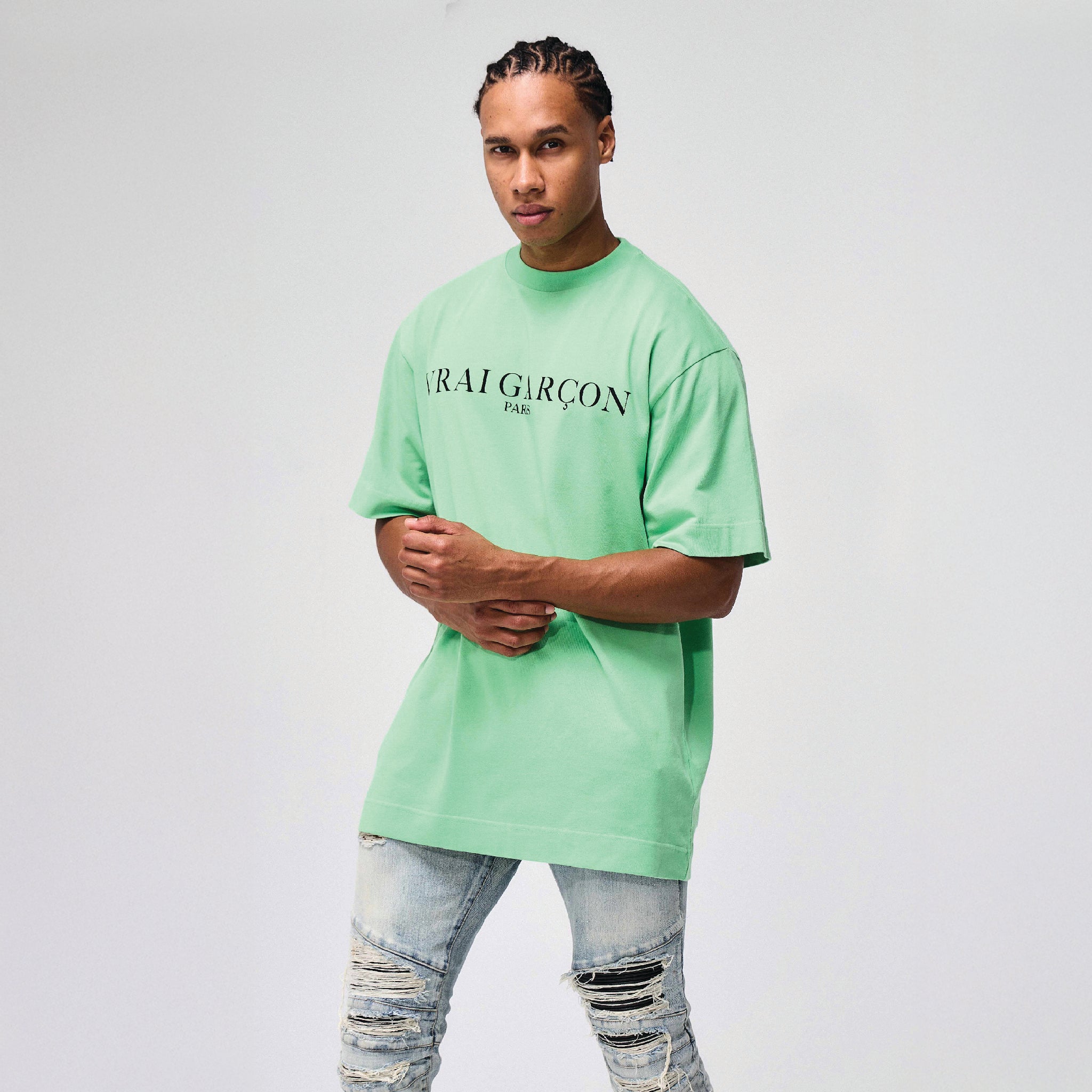 T - SHIRT GLORIA GREEN - VRAIGARCON PARIS