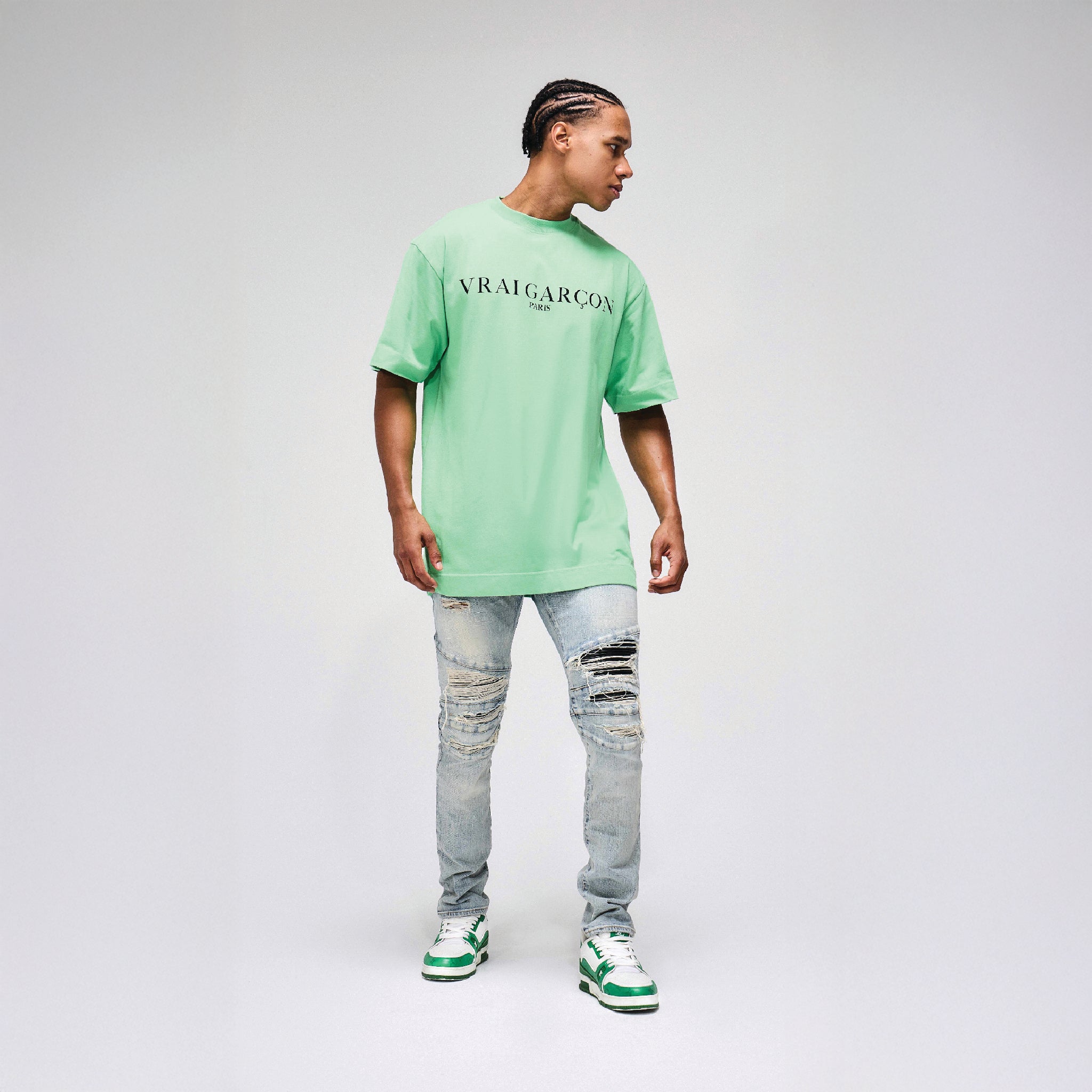 T - SHIRT GLORIA GREEN - VRAIGARCON PARIS