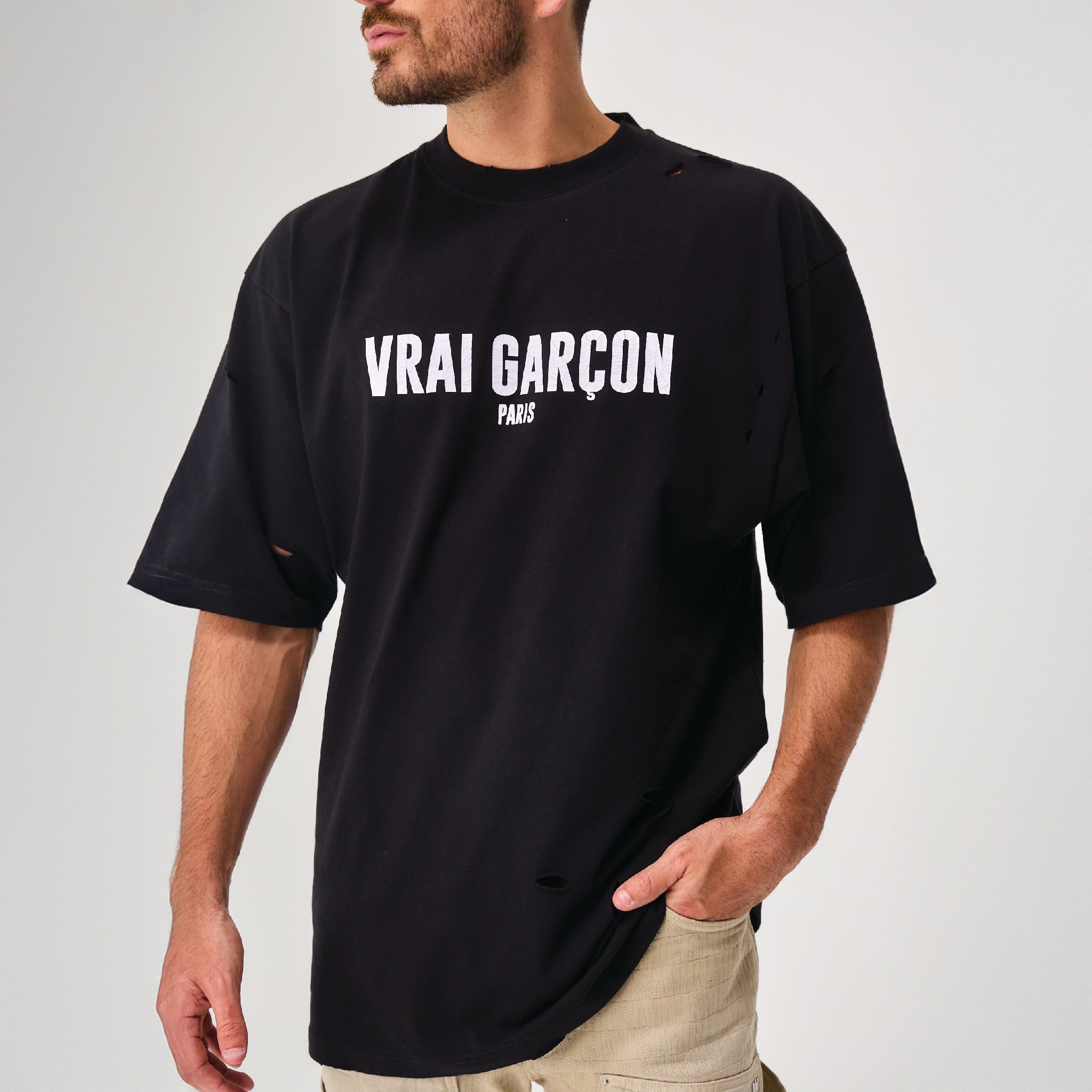T - SHIRT HONOR BLACK - VRAIGARCON PARIS