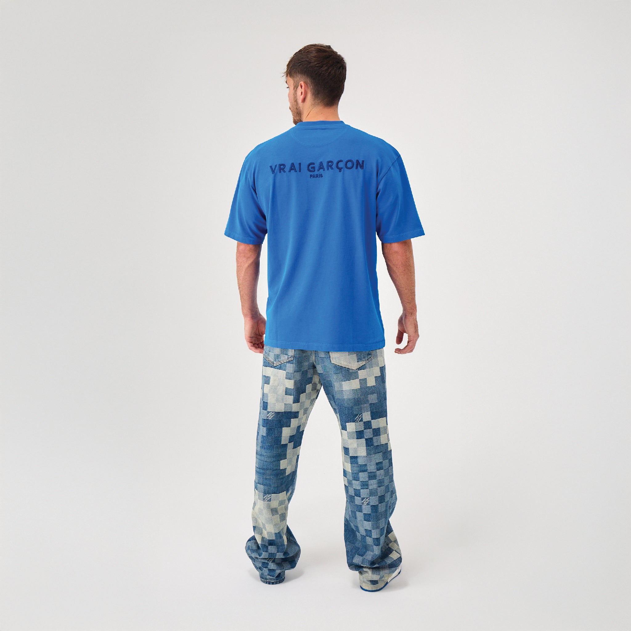 T - SHIRT INTEGRITAS BLUE - VRAIGARCON PARIS