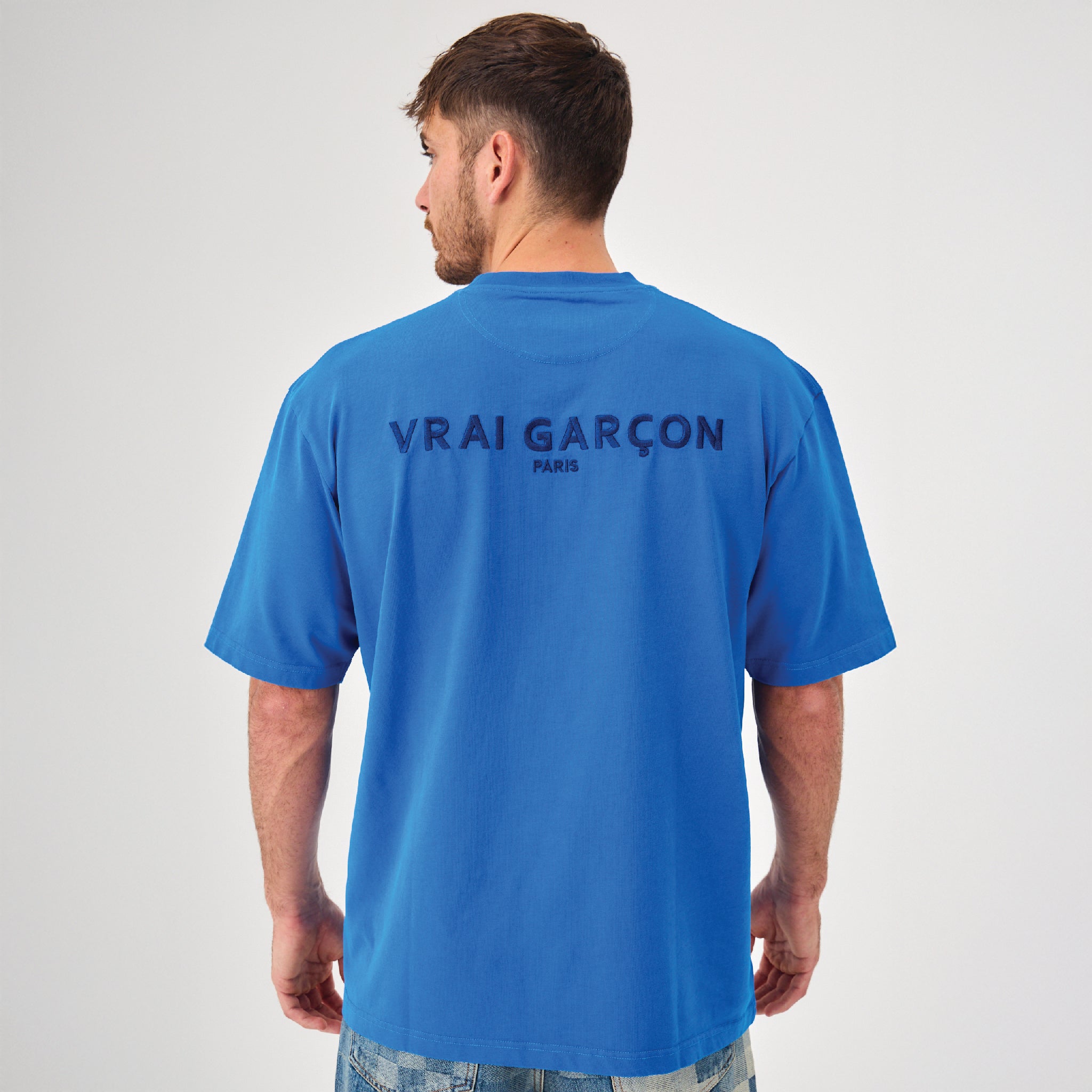 T - SHIRT INTEGRITAS BLUE - VRAIGARCON PARIS