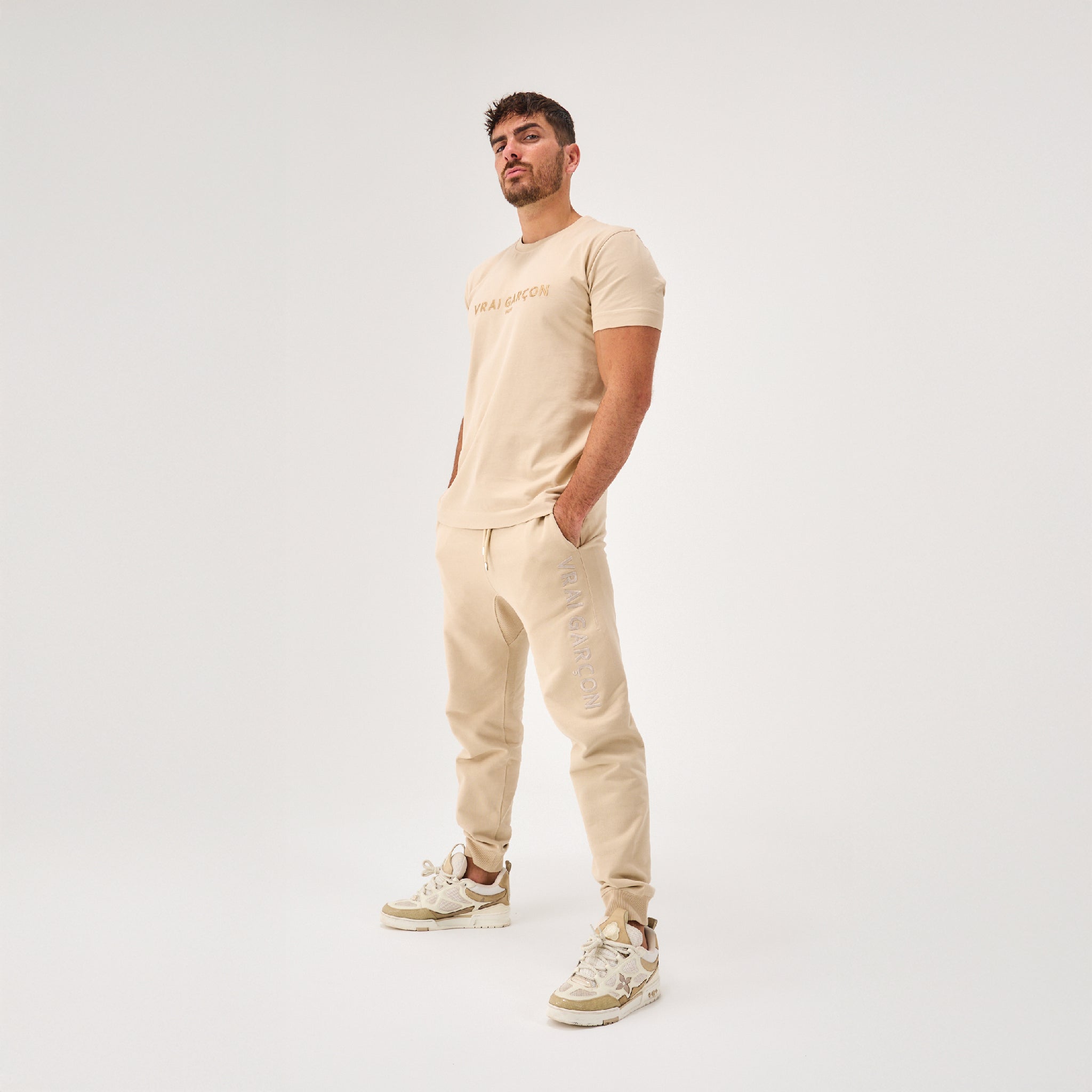 T - SHIRT SCULPTURA BEIGE - VRAIGARCON PARIS