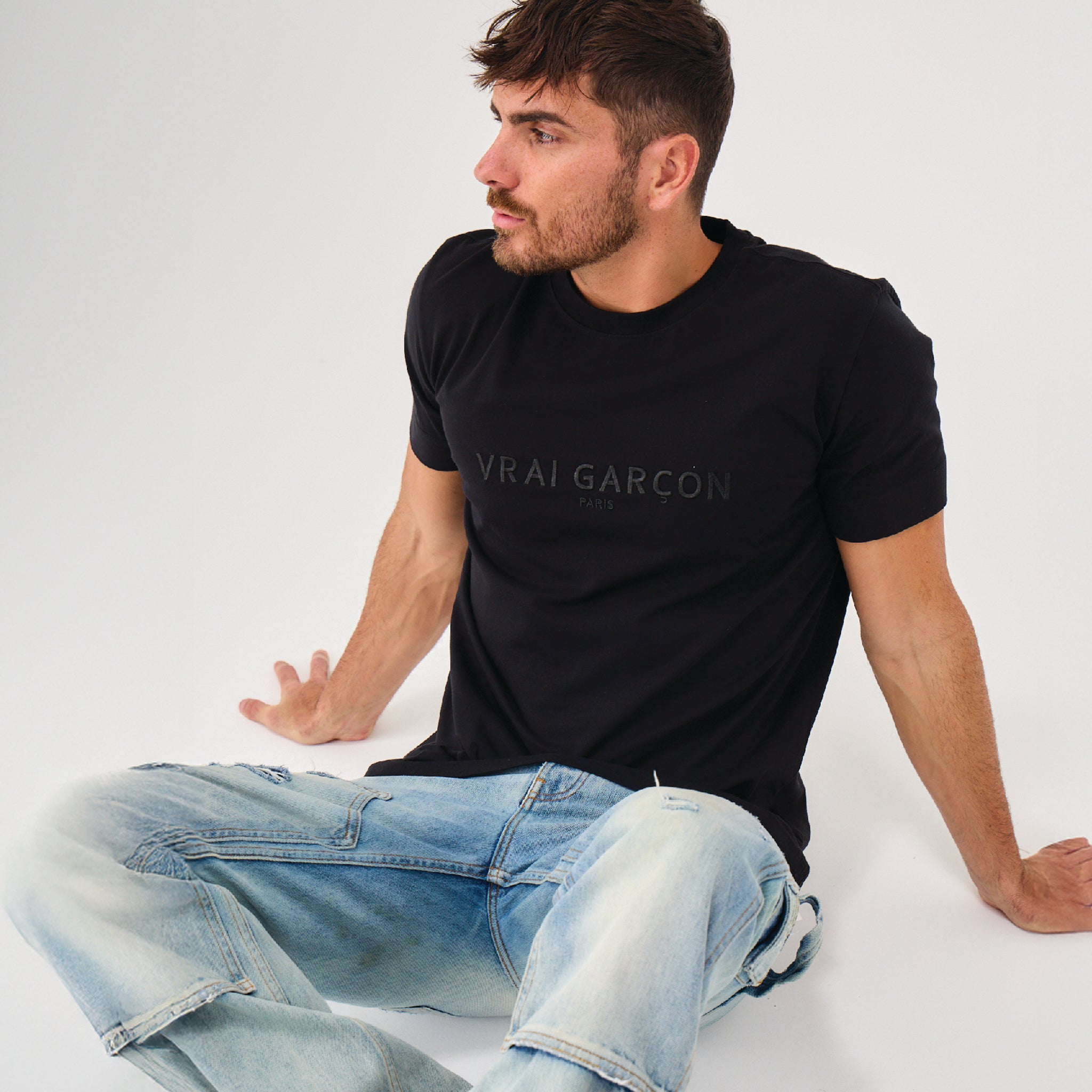 T - SHIRT SCULPTURA BLACK - VRAIGARCON PARIS