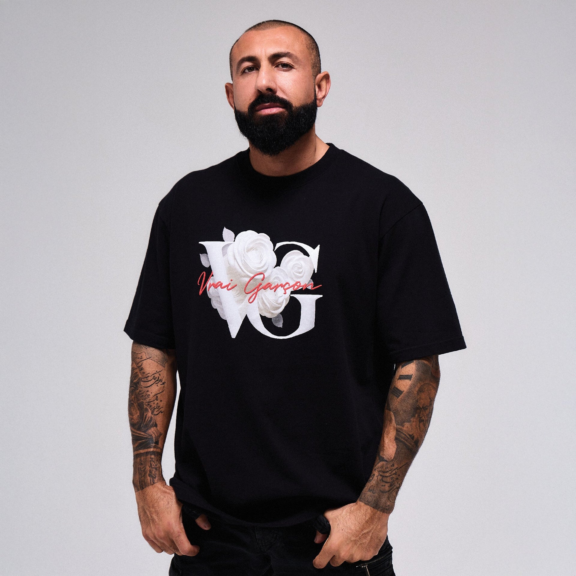 T - SHIRT VERITAS BLACK - VRAIGARCON PARIS