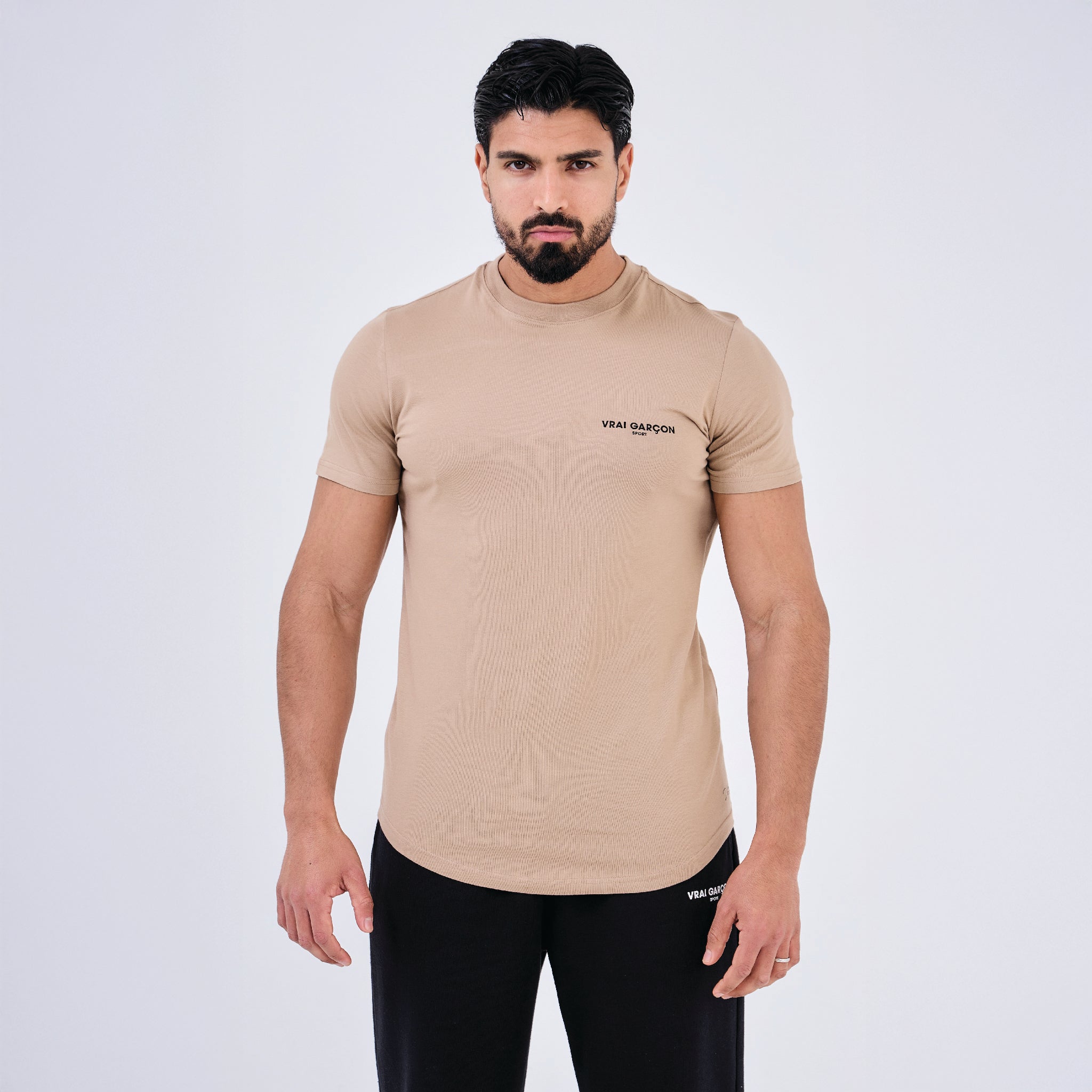 T - SHIRT VIRTUS BEIGE - VRAI GARÇON PARIS