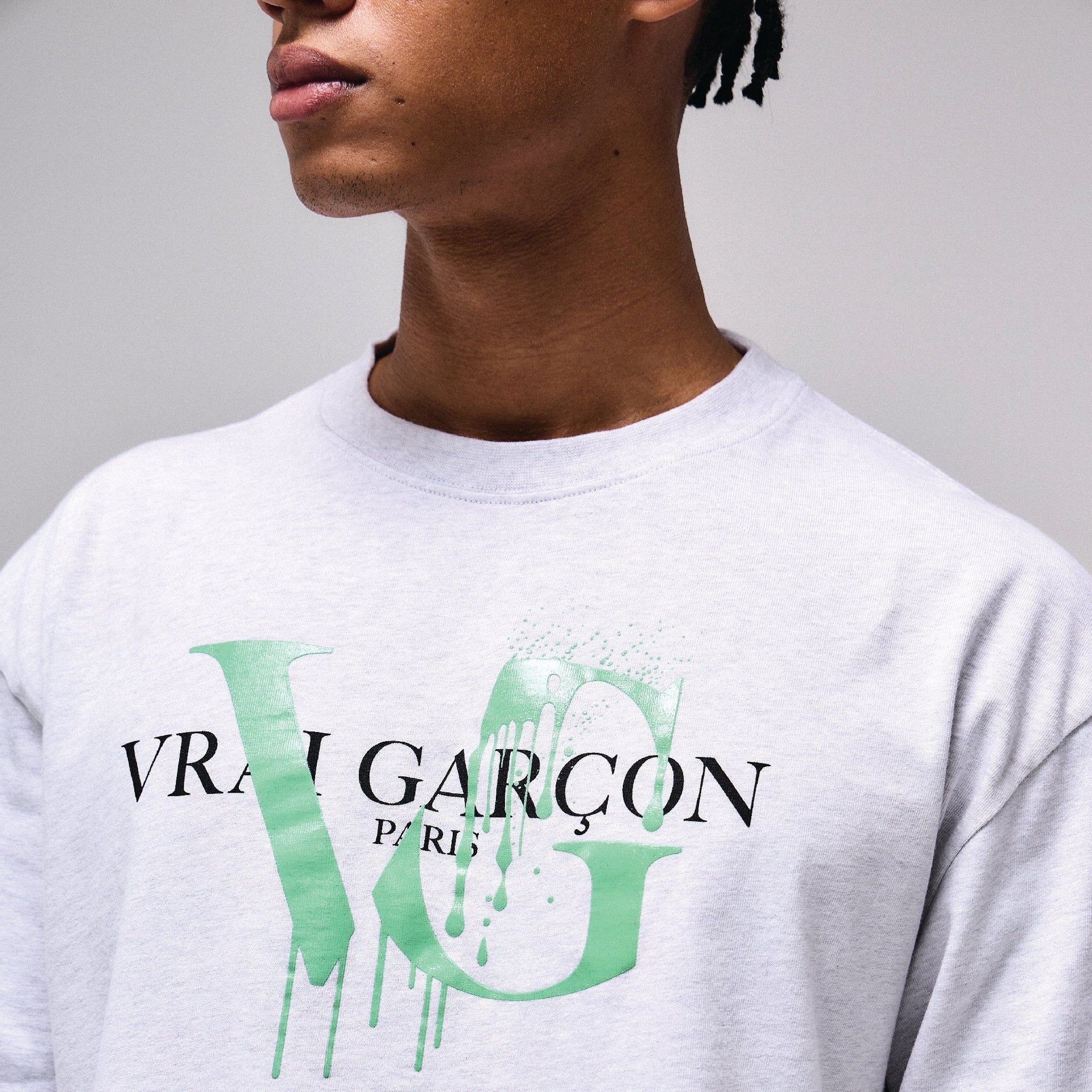 T - SHIRT VOLUNTAS GREY - VRAIGARCON PARIS