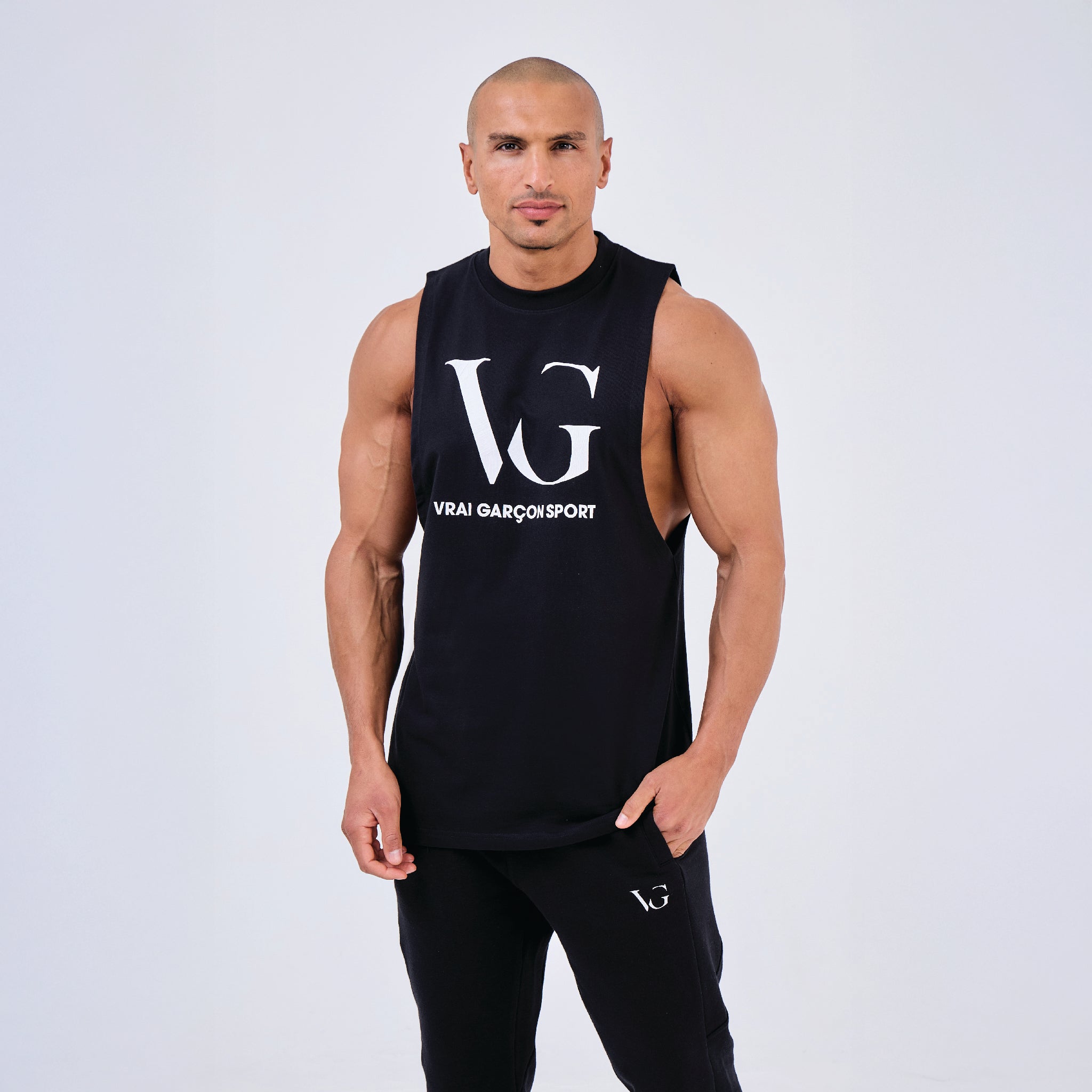 TANK TOP CONQUERA NOIR - VRAIGARCON PARIS