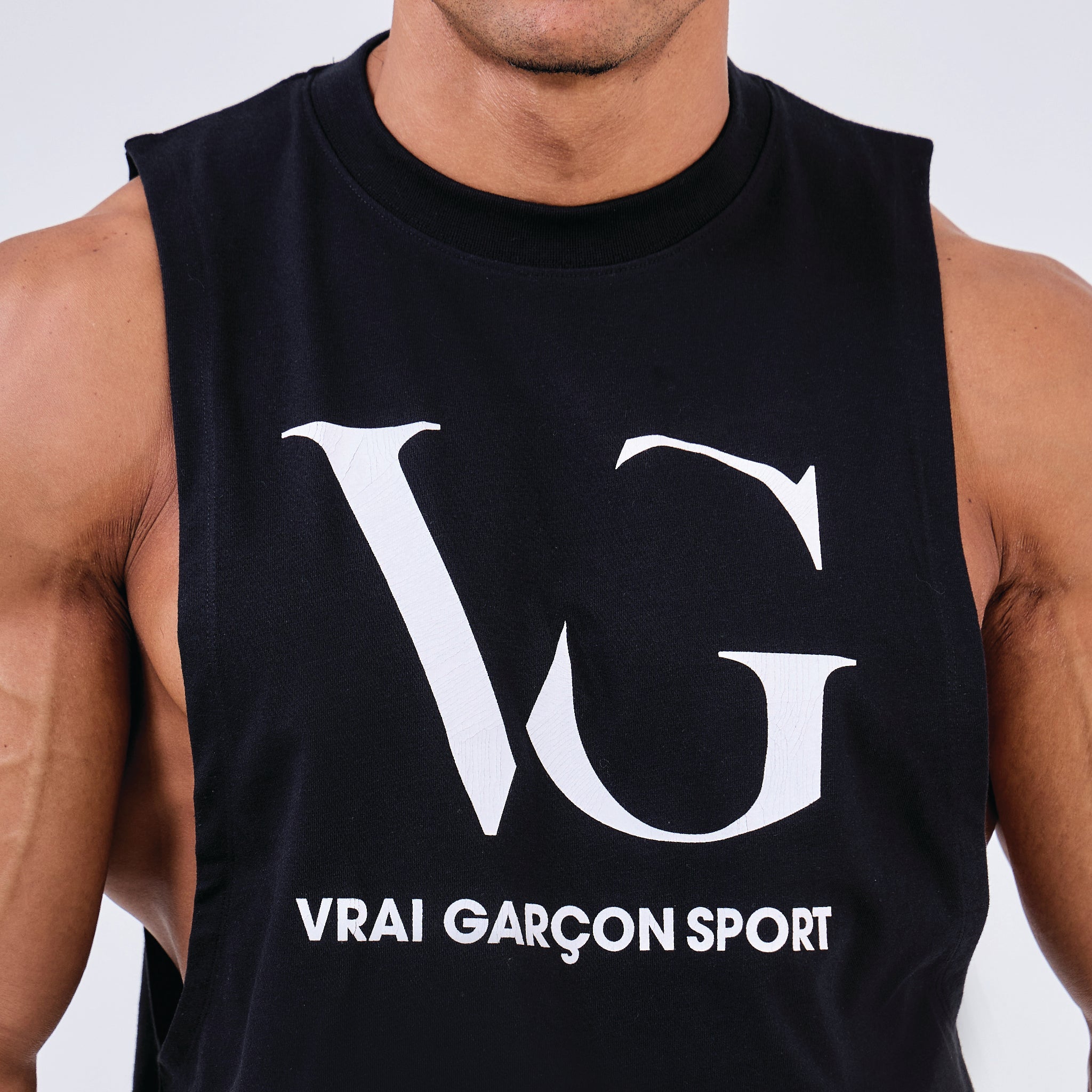 TANK TOP CONQUERA NOIR - VRAIGARCON PARIS