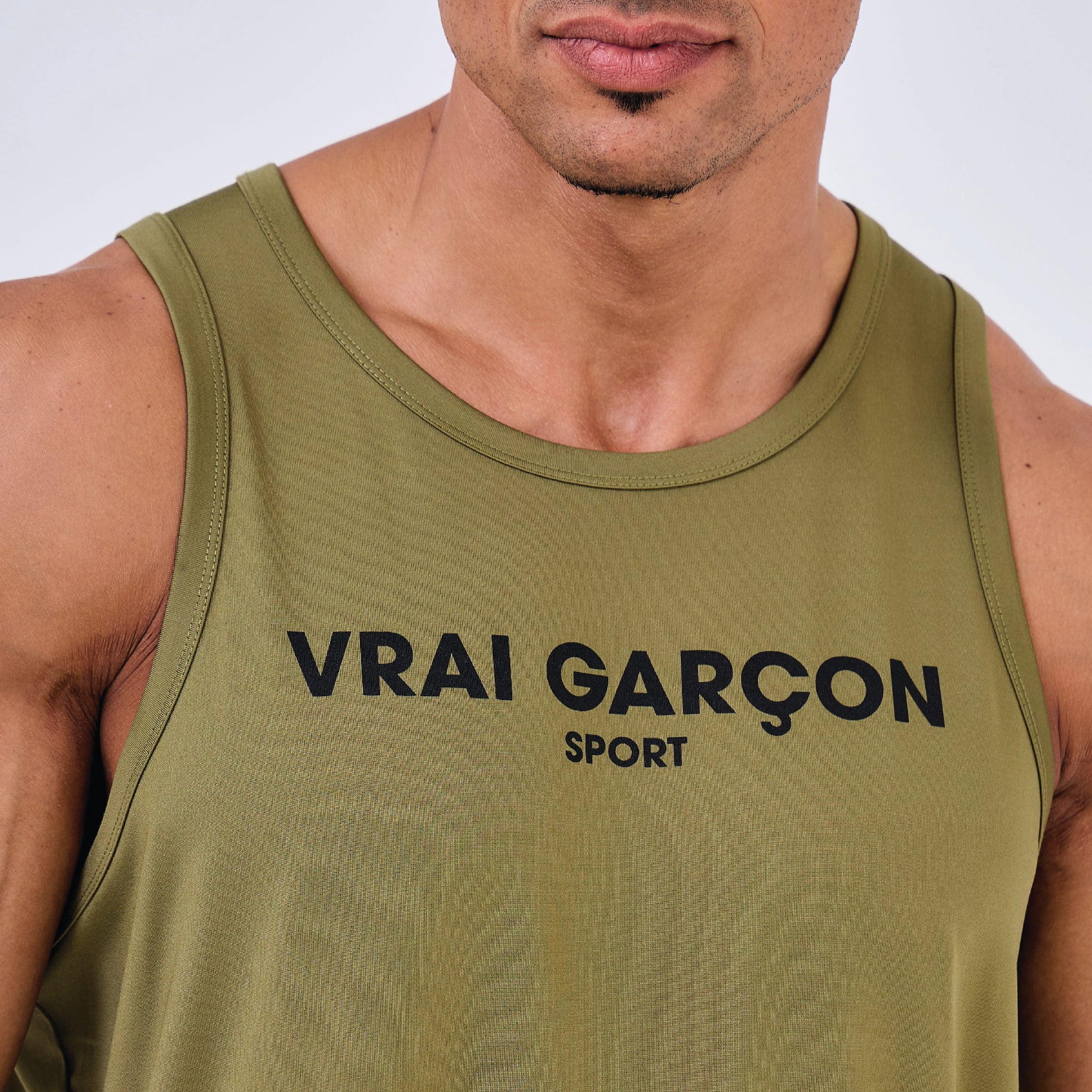 TANK TOP OLYMPIA KHAKI - VRAIGARCON PARIS