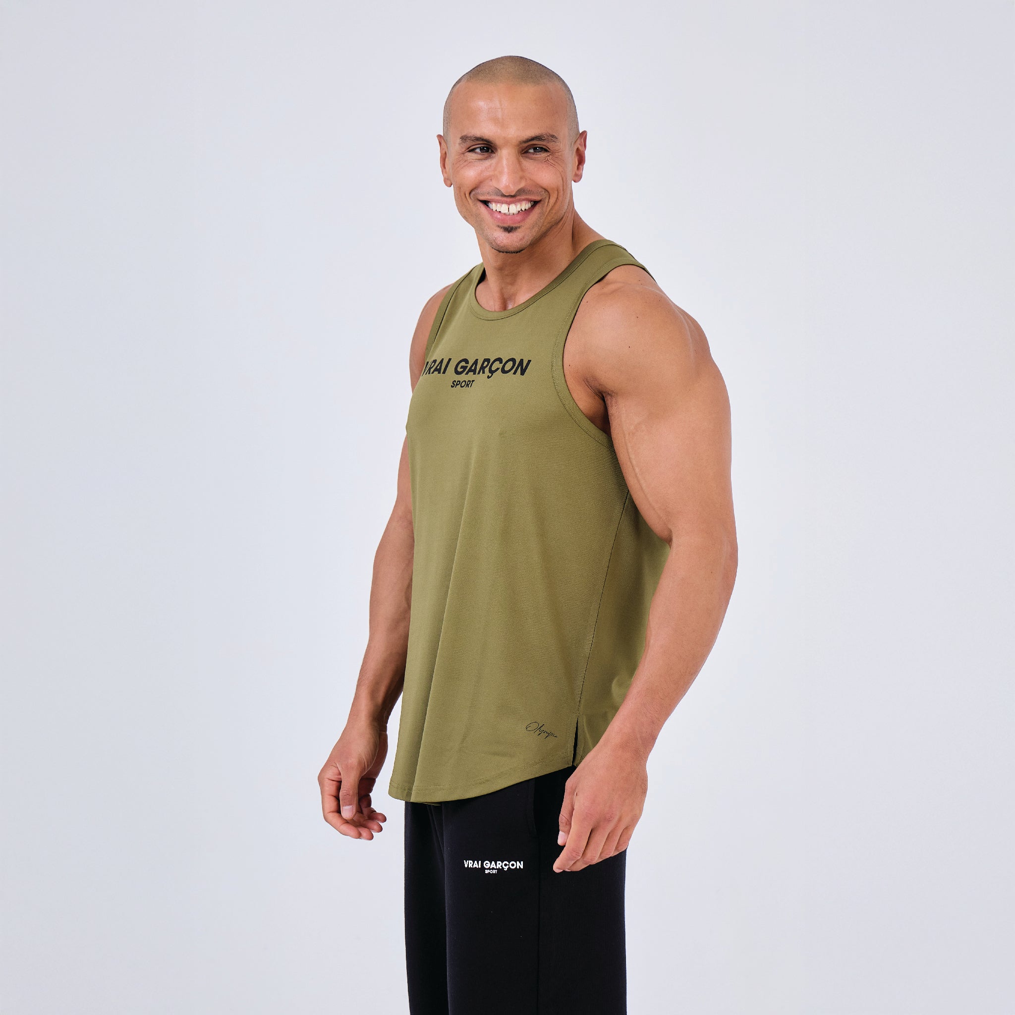TANK TOP OLYMPIA KHAKI - VRAIGARCON PARIS