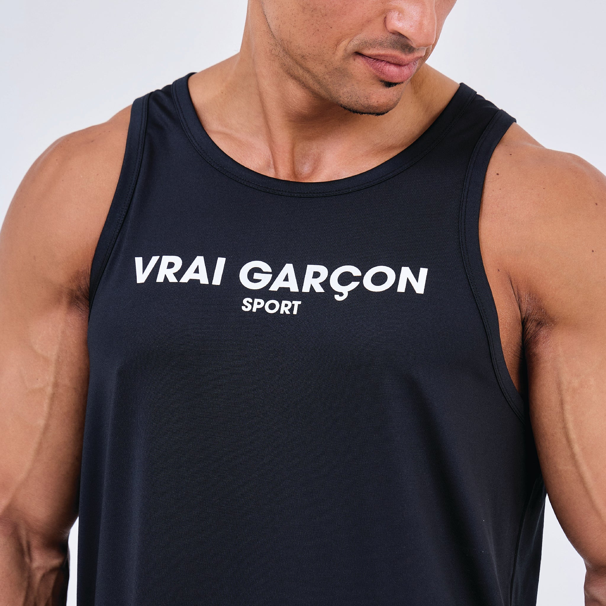 TANK TOP OLYMPIA NOIR - VRAIGARCON PARIS