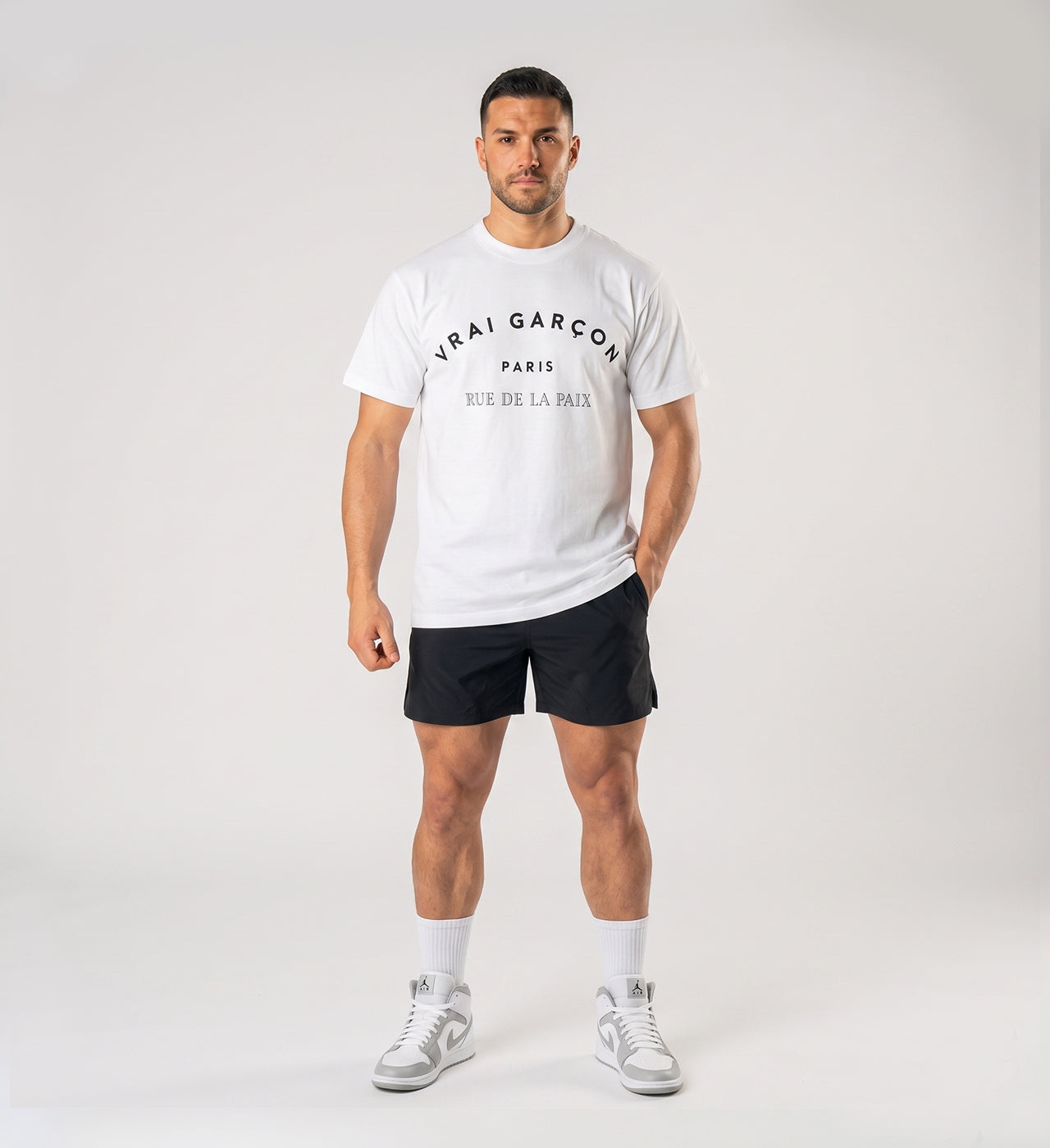 T-shirt GEORGE V WHITE