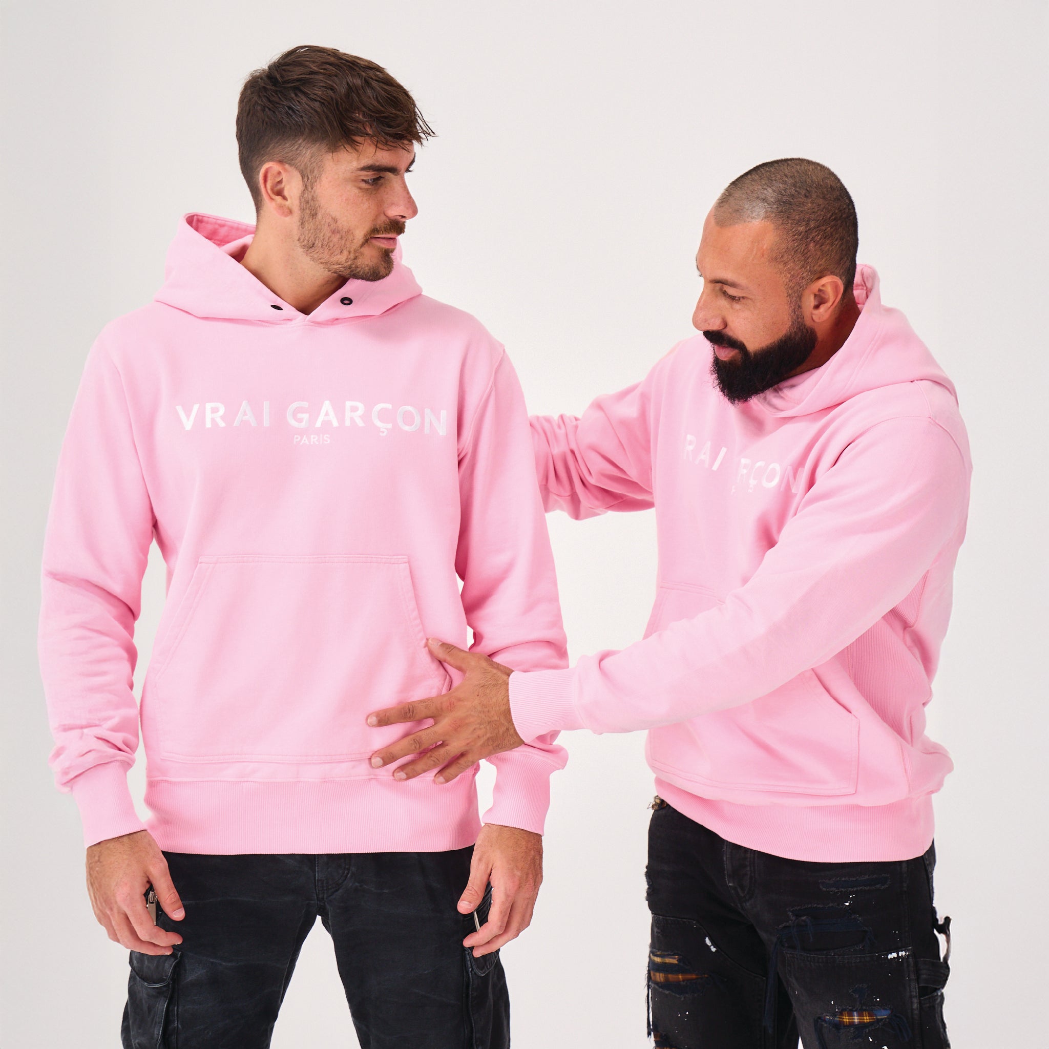 HOODIE FIDELIS PINK - VRAIGARCON PARIS