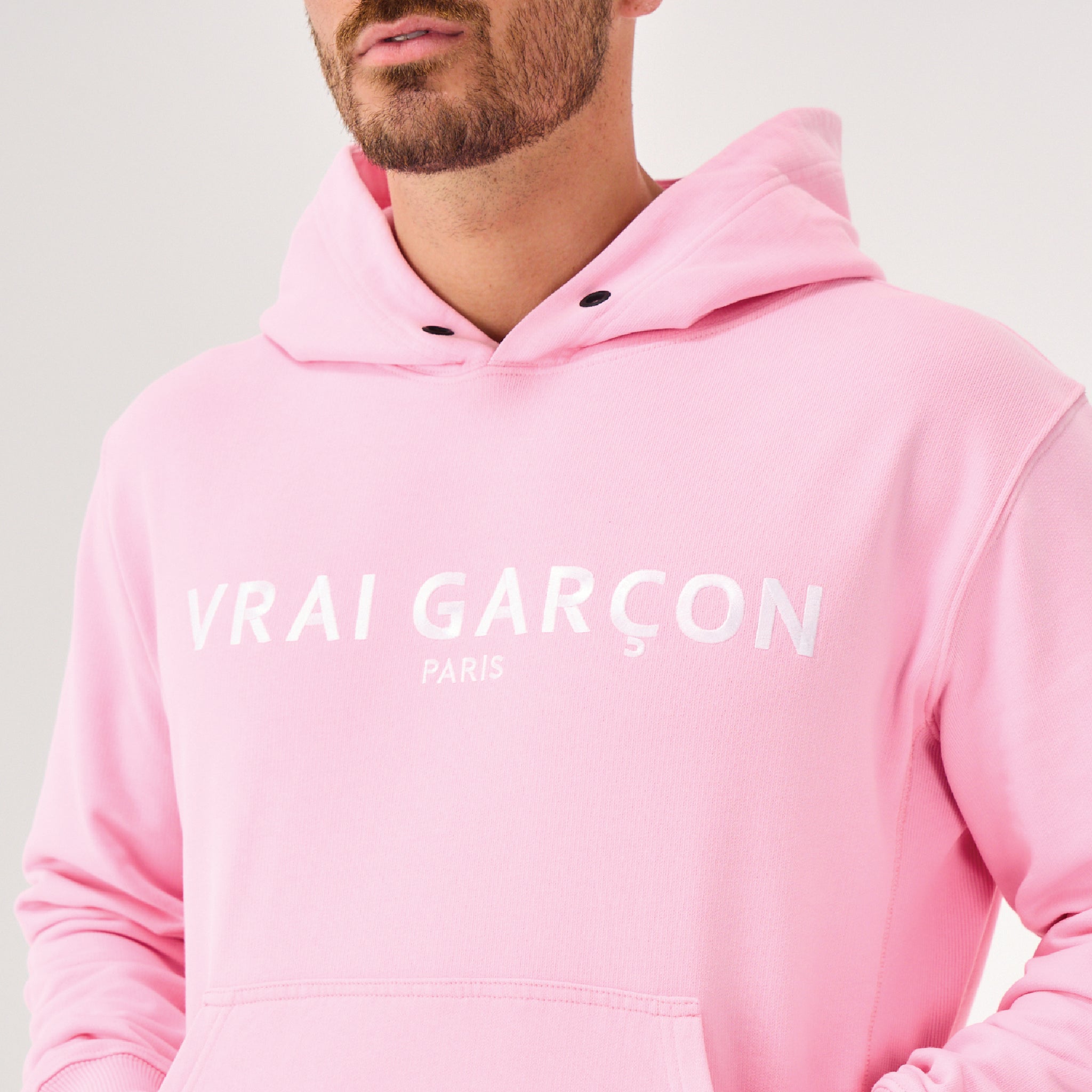 HOODIE FIDELIS PINK - VRAIGARCON PARIS