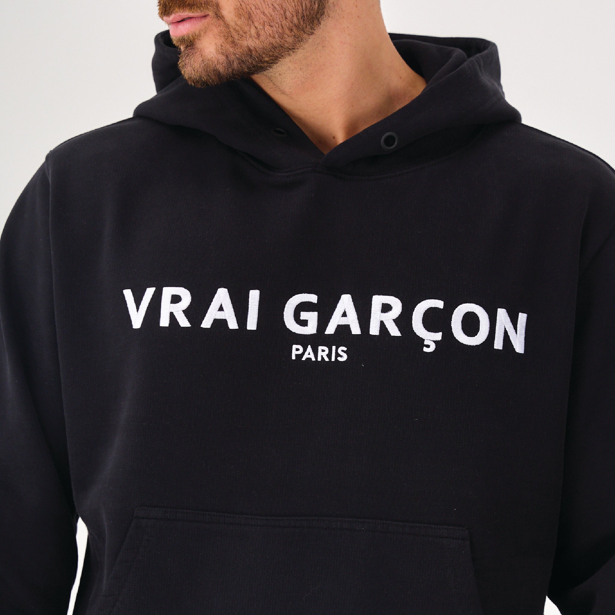 HOODIE VERUM BLACK - VRAIGARCON PARIS