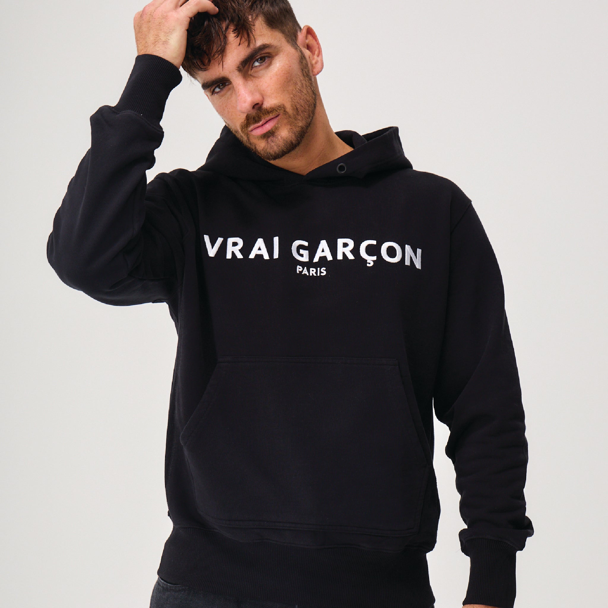 HOODIE VERUM BLACK - VRAIGARCON PARIS
