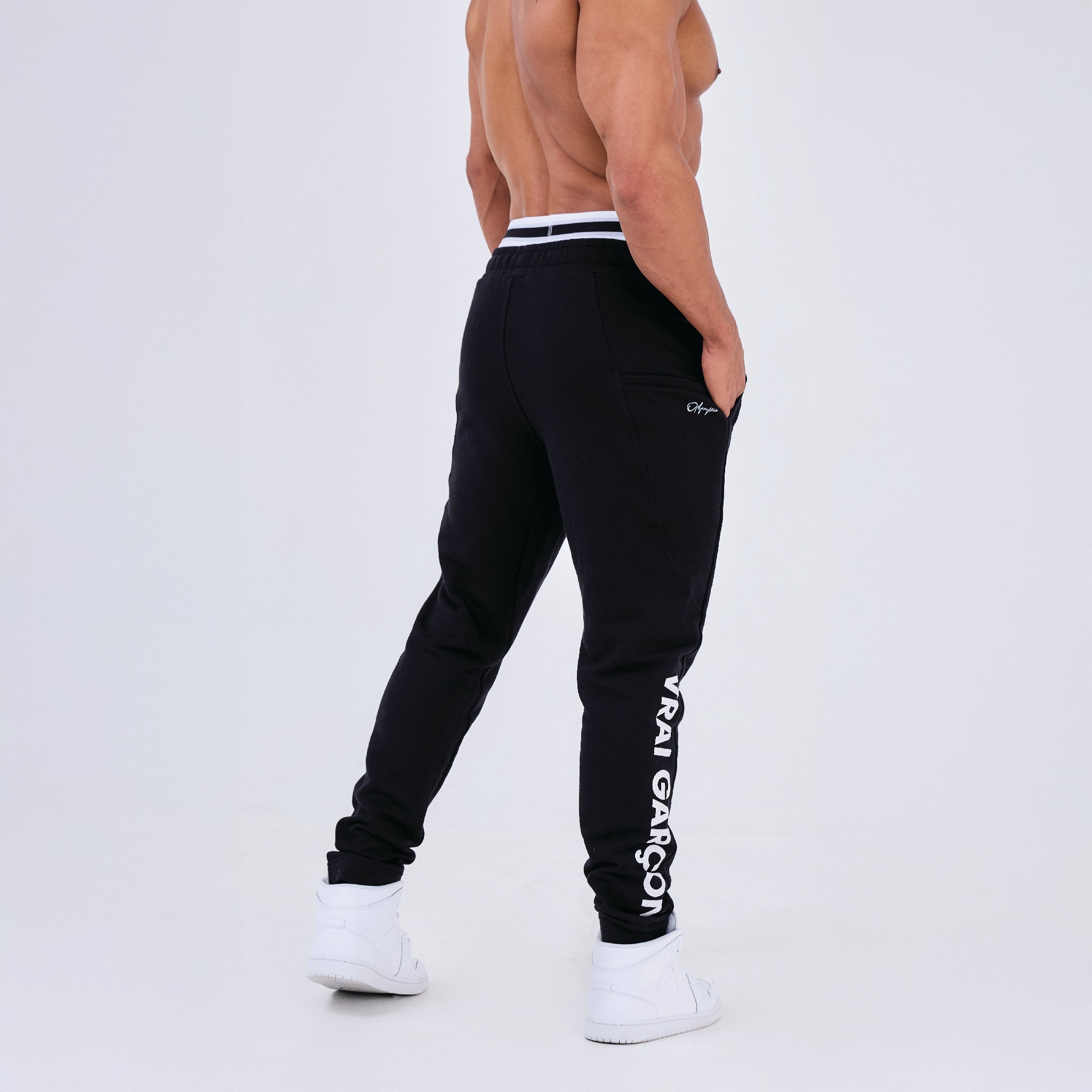 JOGGER OLYMPIA BLACK - VRAIGARCON PARIS