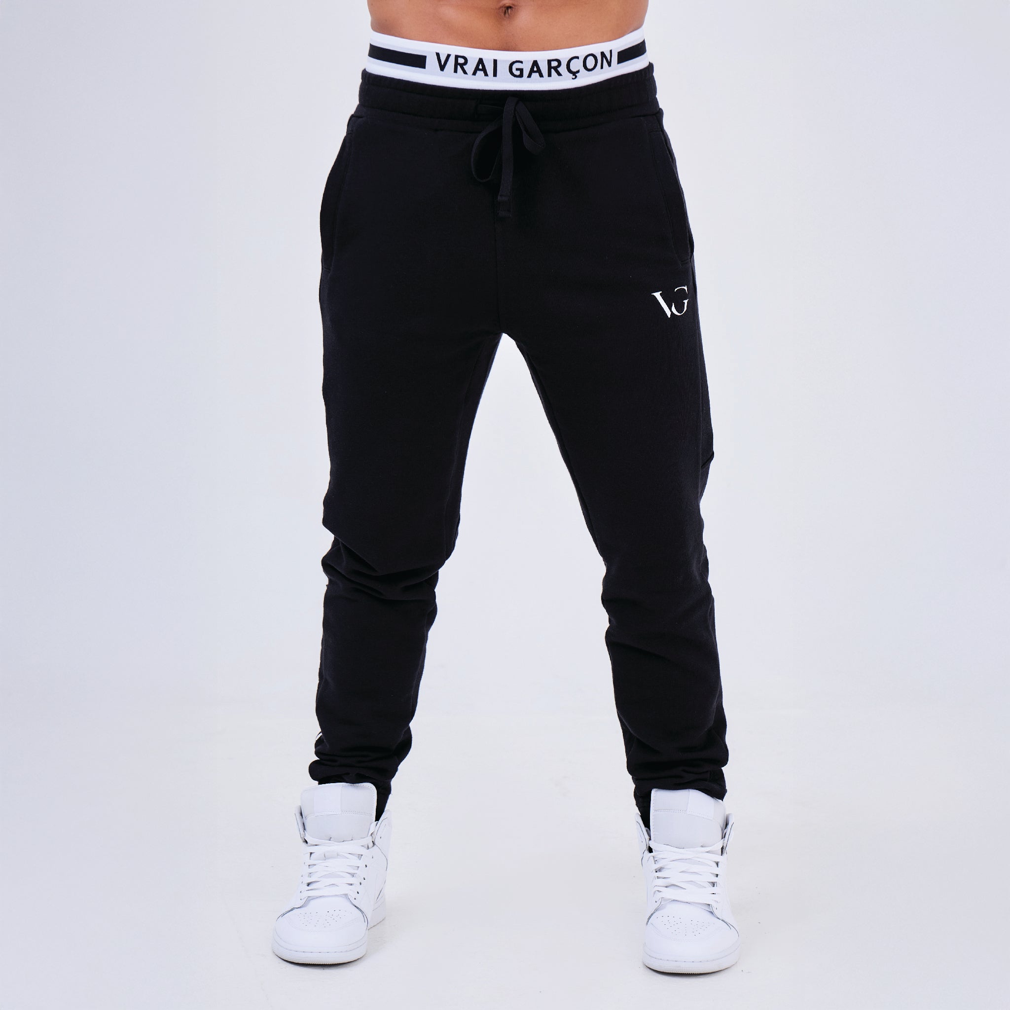 JOGGER OLYMPIA BLACK - VRAIGARCON PARIS