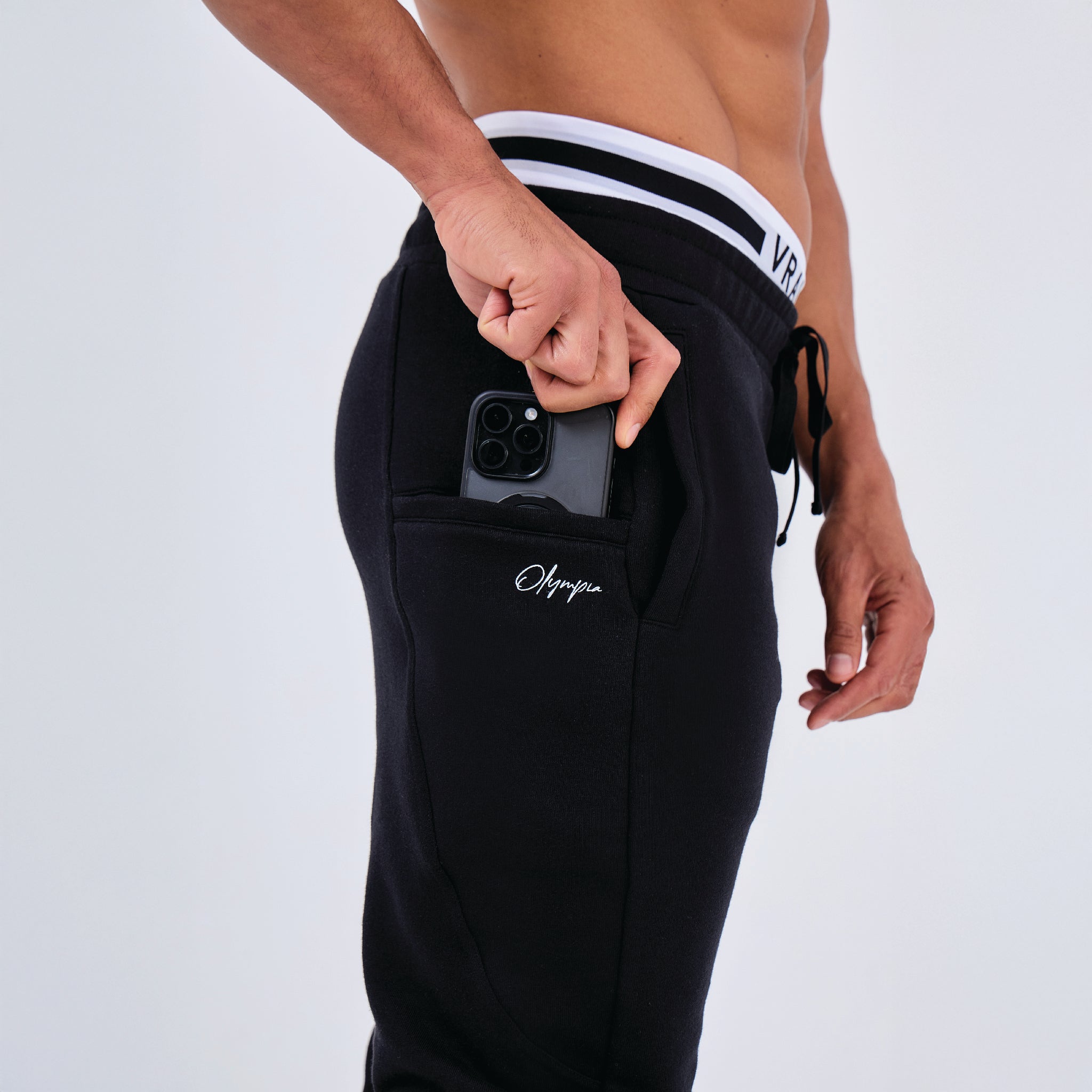 JOGGER OLYMPIA BLACK - VRAIGARCON PARIS