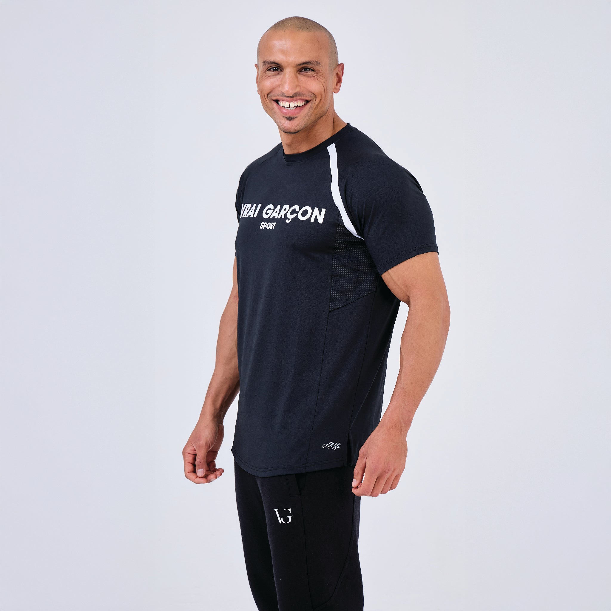 T - SHIRT ATLETA NOIR - VRAIGARCON PARIS