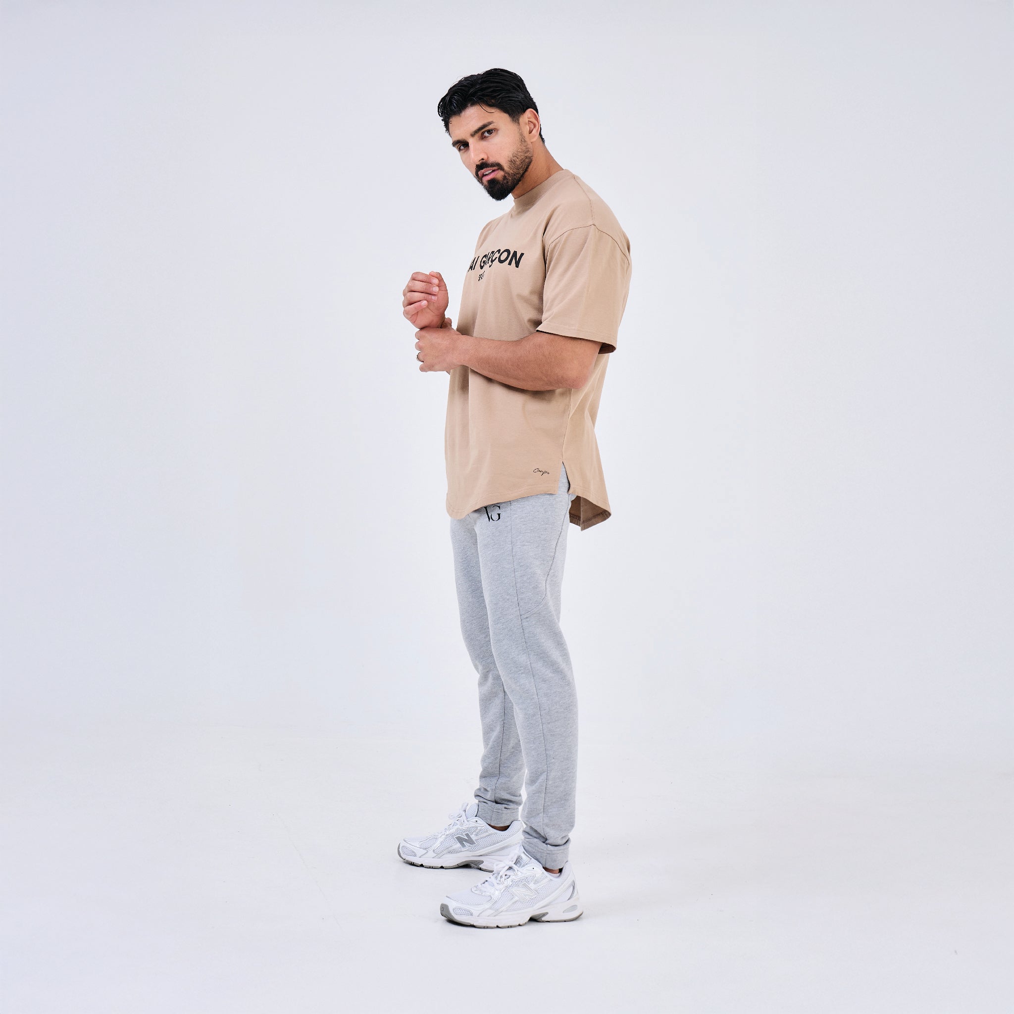 T - SHIRT CAMPIO BEIGE - VRAI GARÇON PARIS