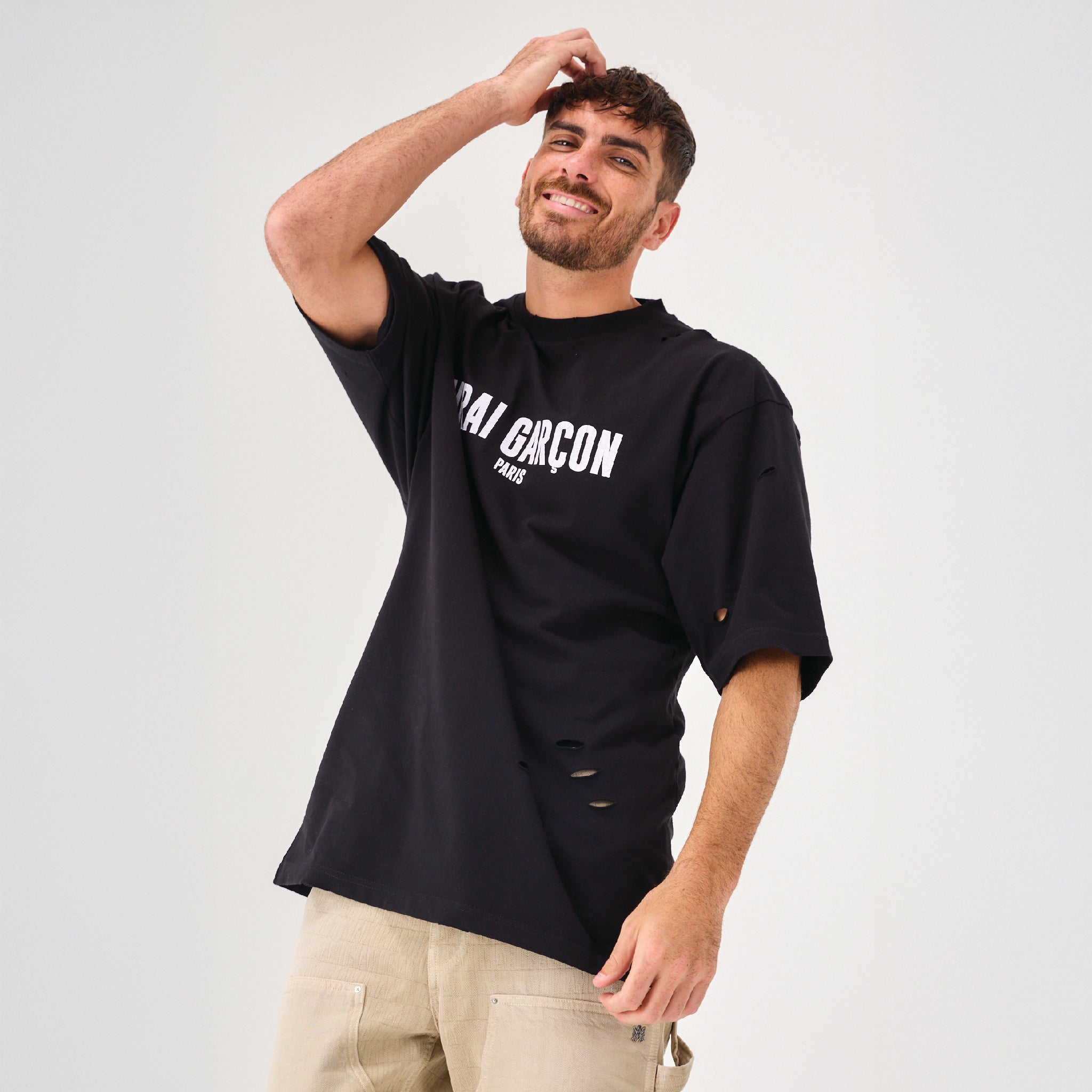 T - SHIRT HONOR BLACK - VRAIGARCON PARIS