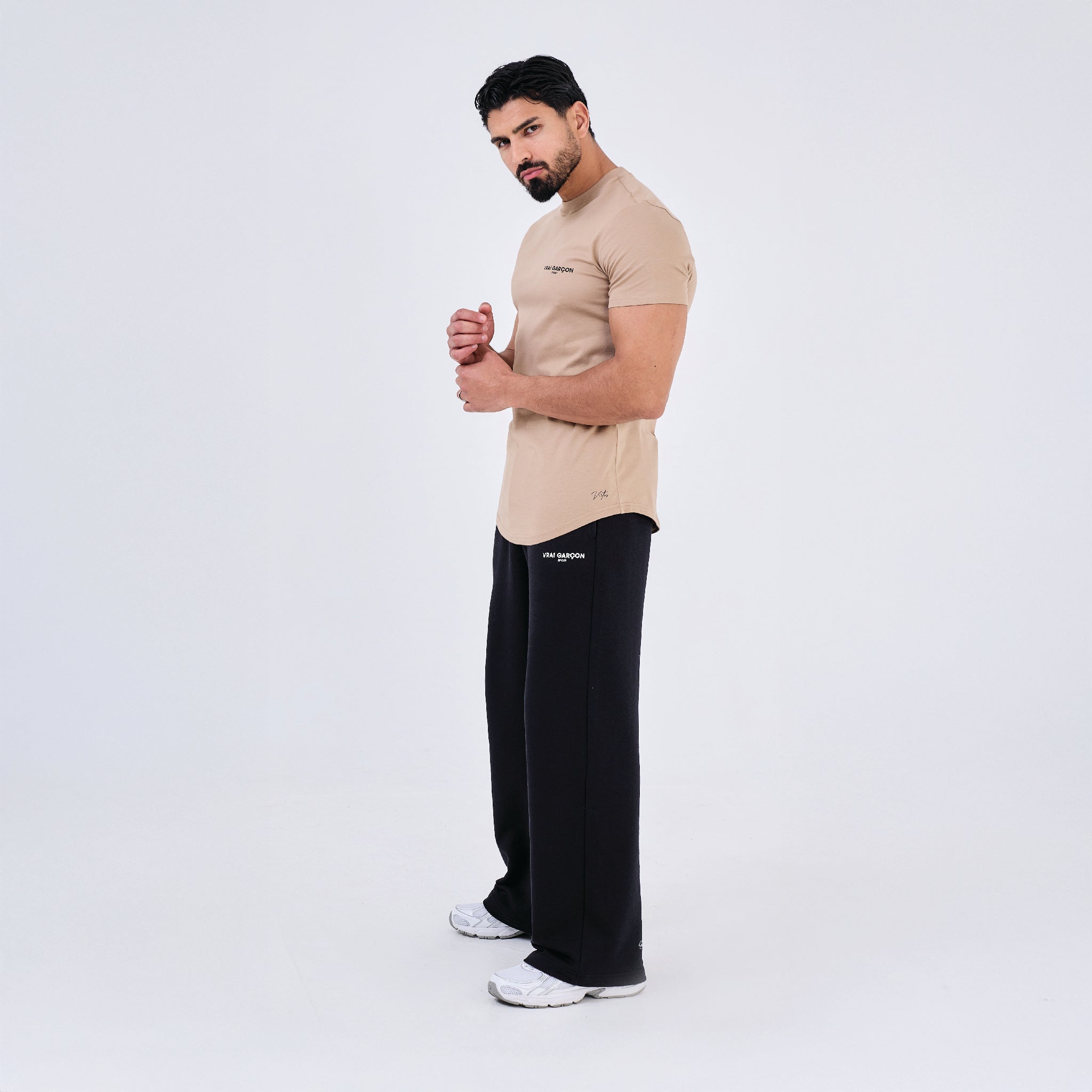 T - SHIRT VIRTUS BEIGE - VRAI GARÇON PARIS
