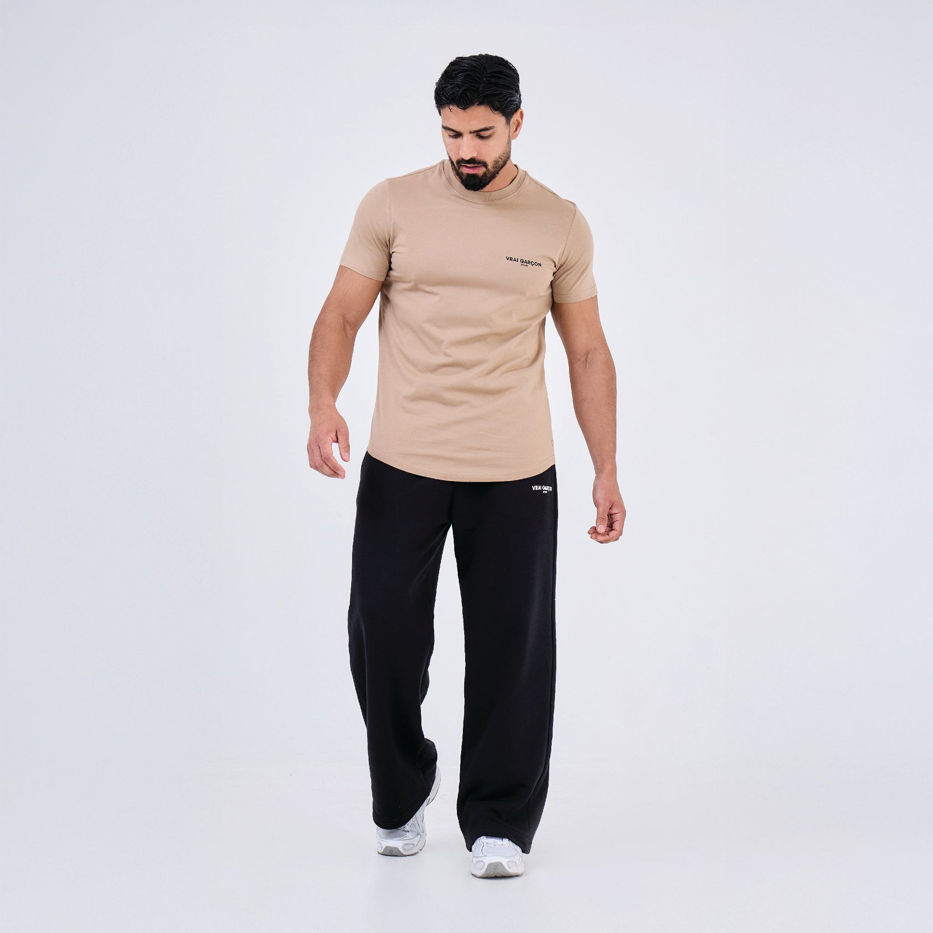 T - SHIRT VIRTUS BEIGE - VRAI GARÇON PARIS
