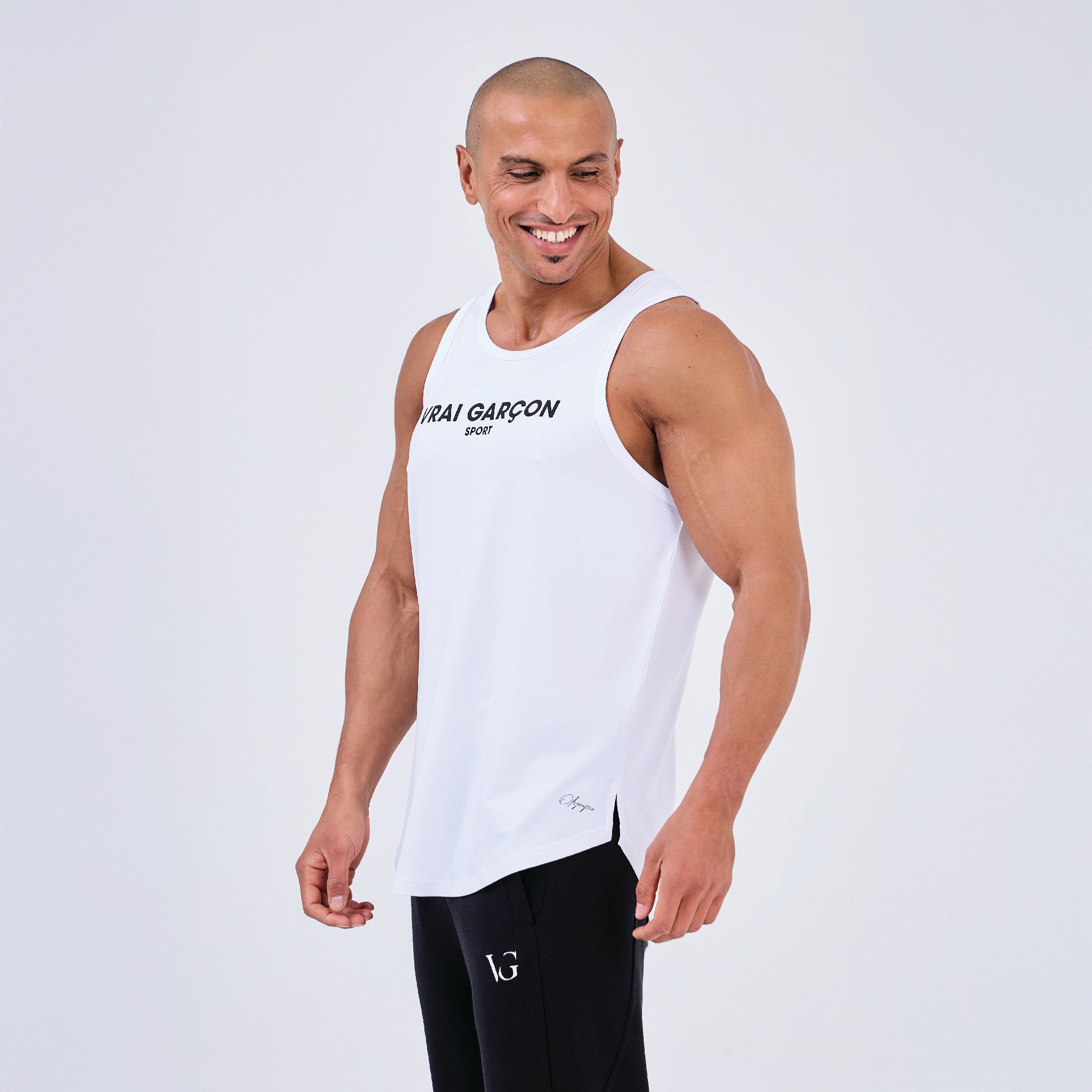 TANK TOP OLYMPIA BLANC - VRAIGARCON PARIS